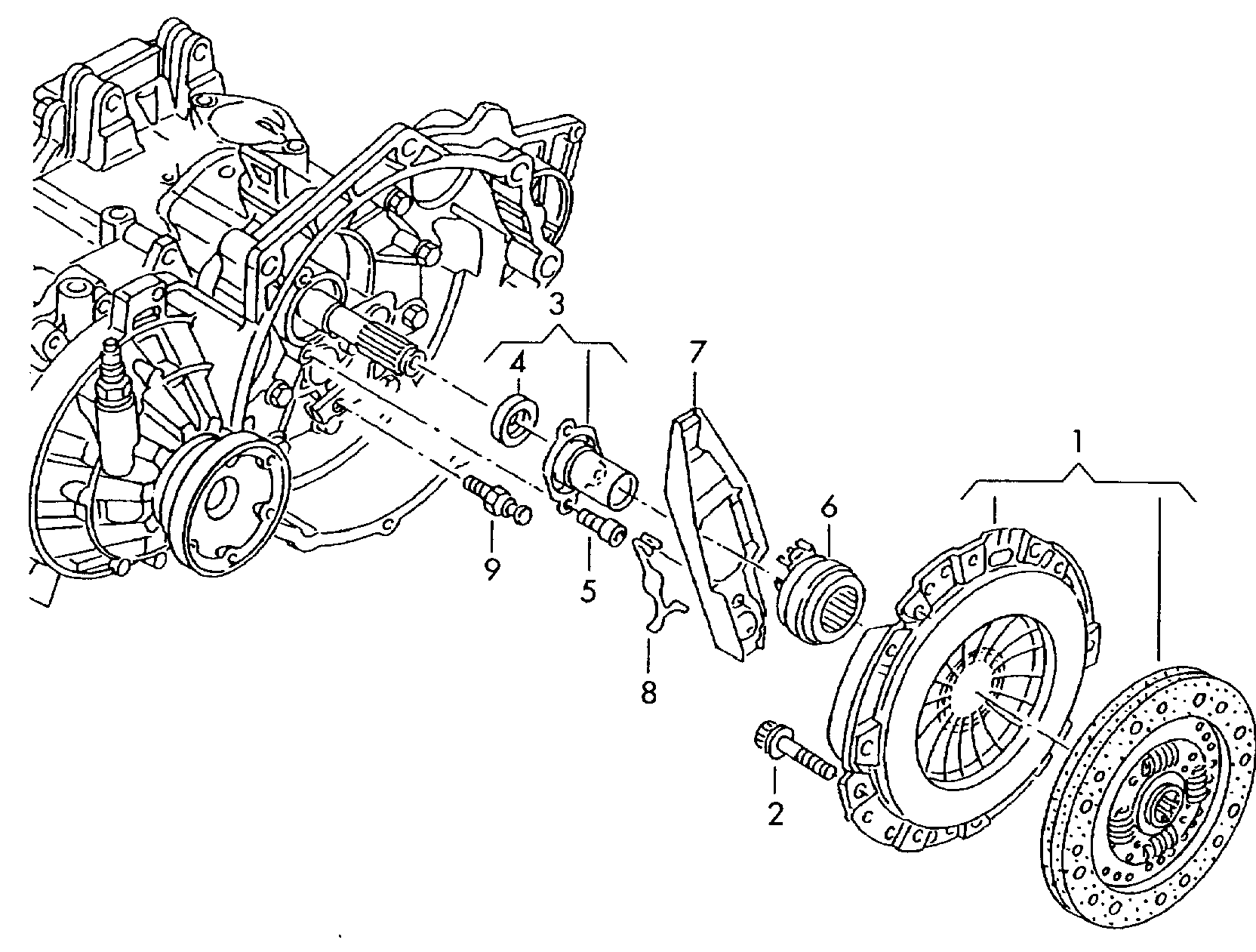 VW 06F141015B - Комплект сцепления unicars.by