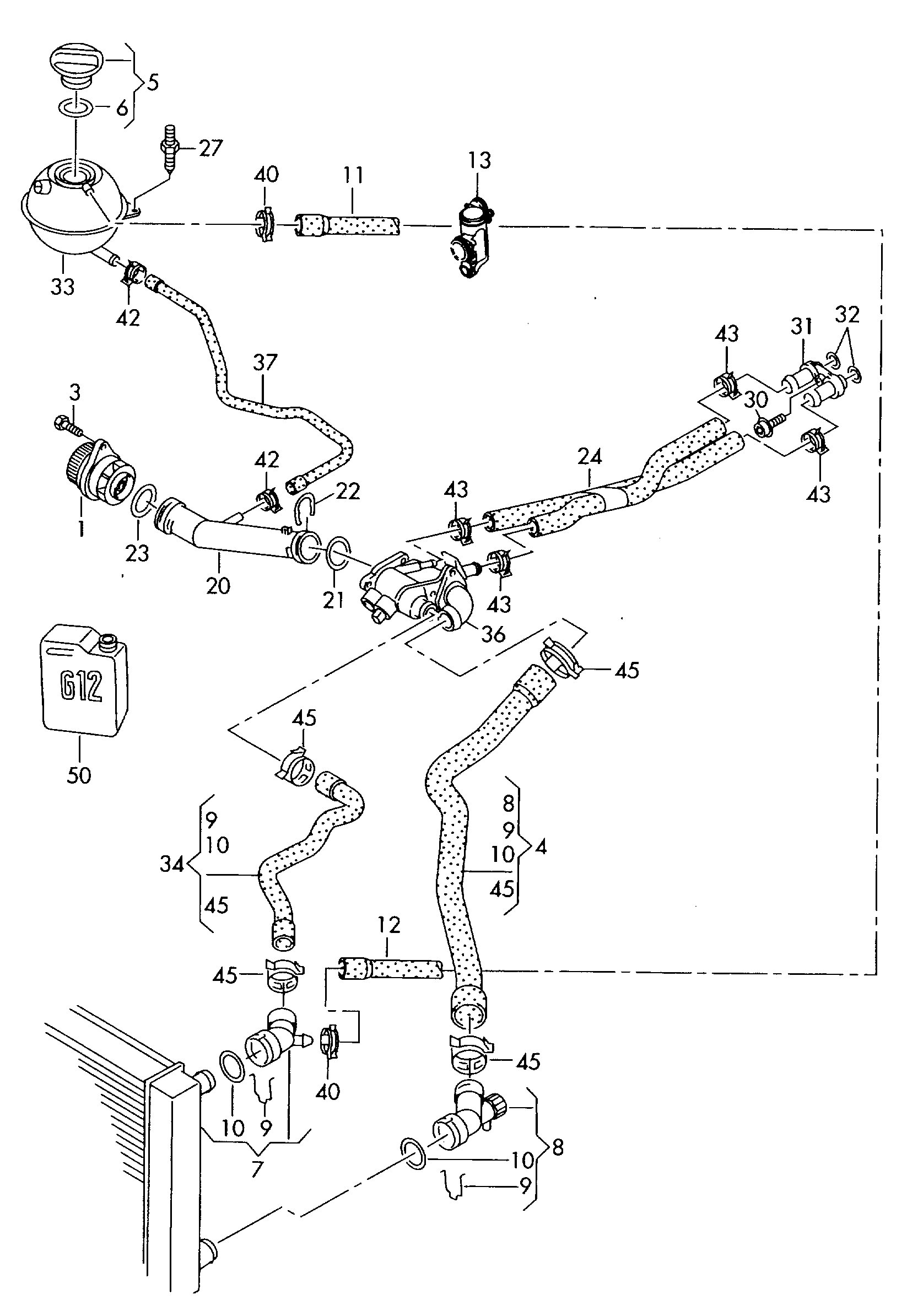 Seat 03C 121 005 S - Водяной насос unicars.by