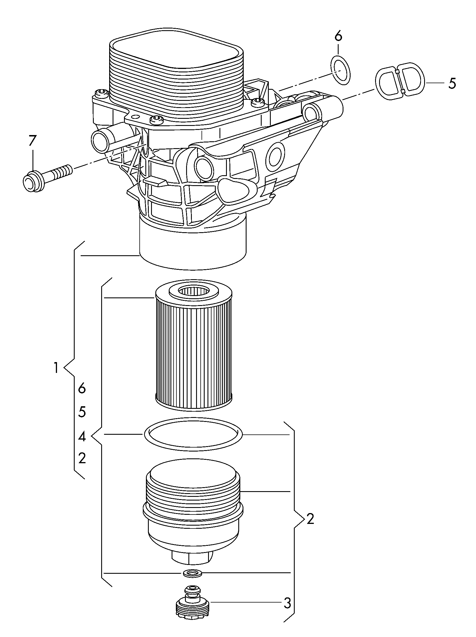 Skoda 03N115389B - Масляный радиатор, двигательное масло unicars.by