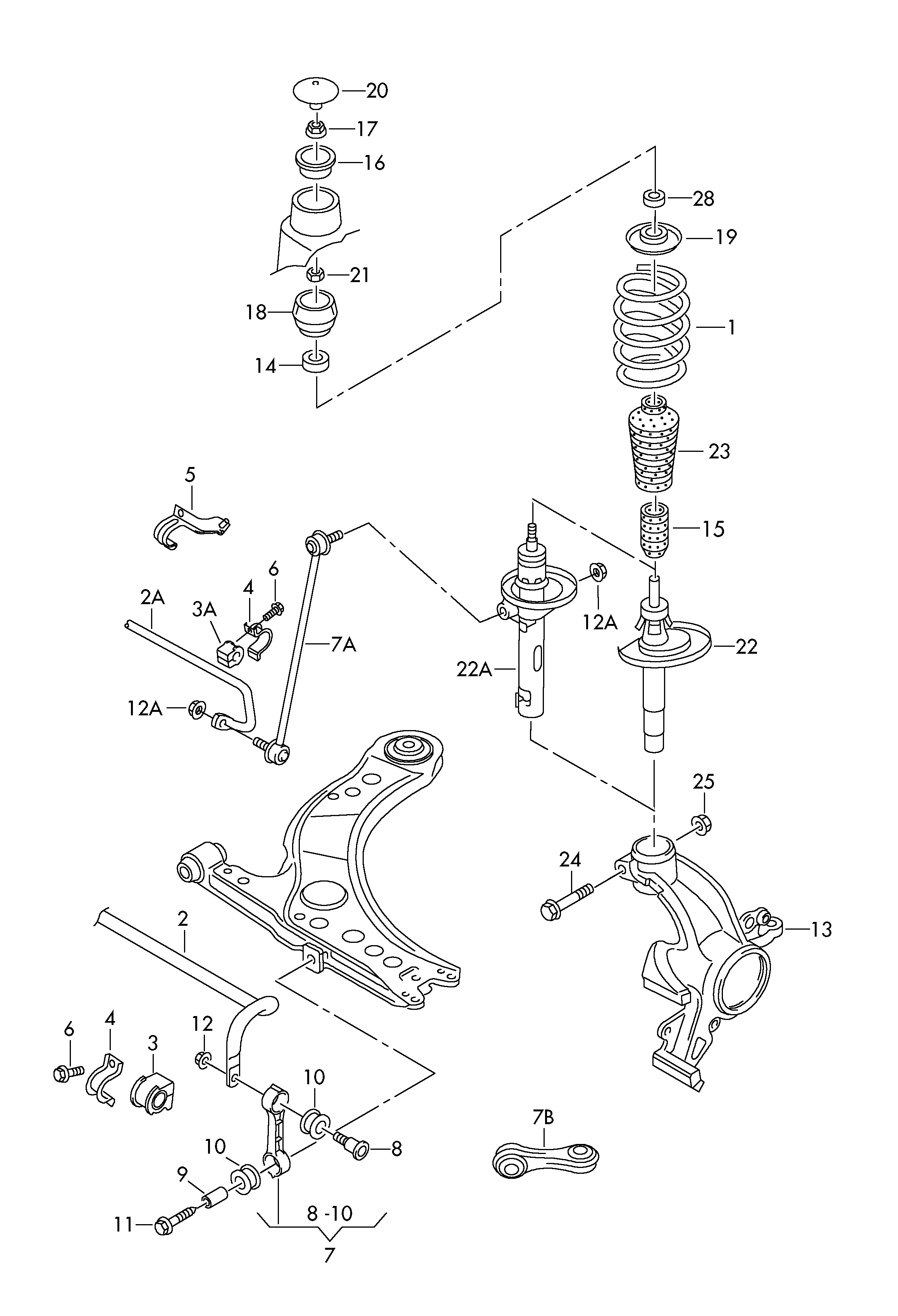 VW 1J0 411 105 C - Пружина ходовой части unicars.by