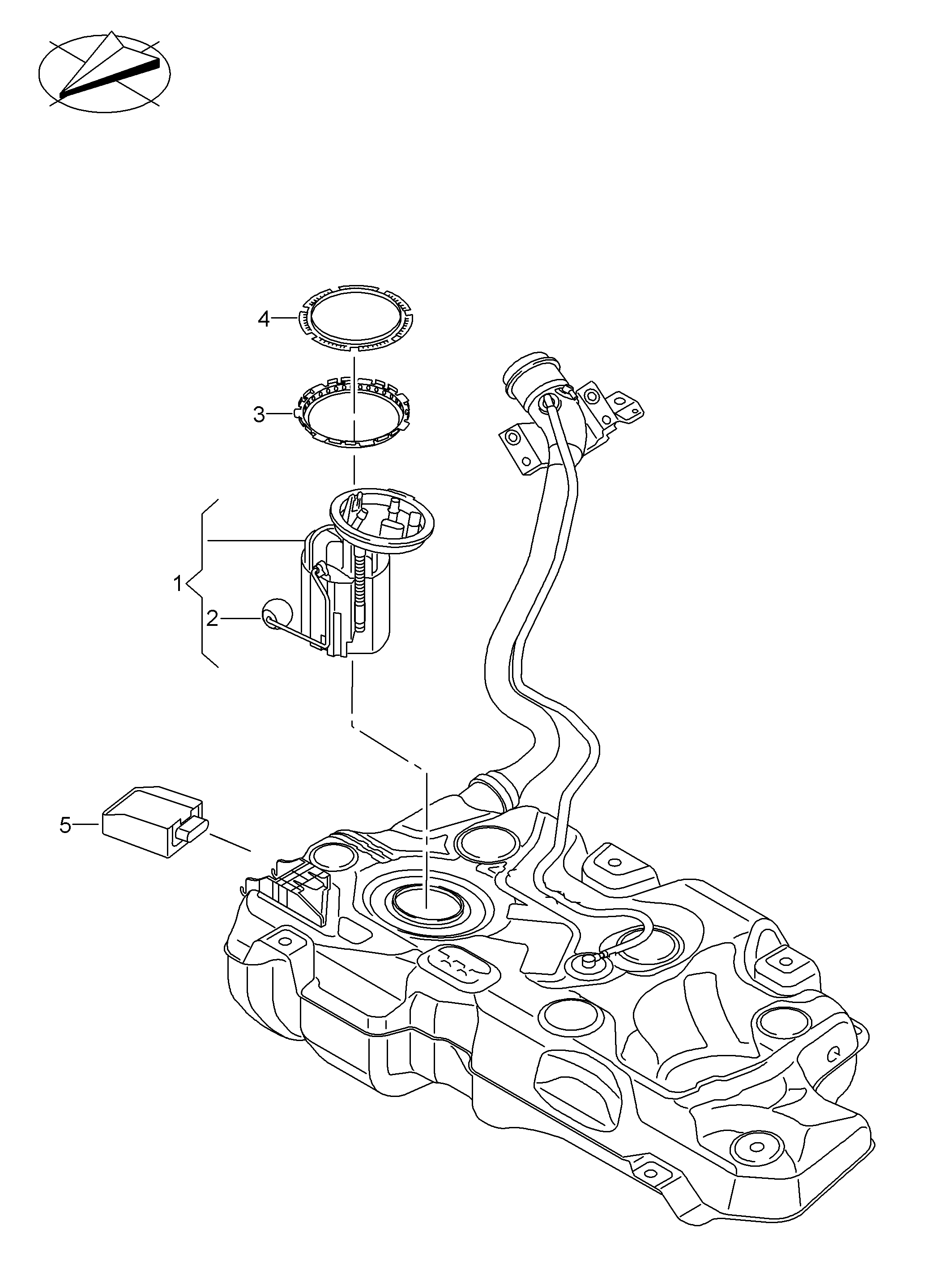 Skoda 5Q0906093A - Реле, топливный насос unicars.by