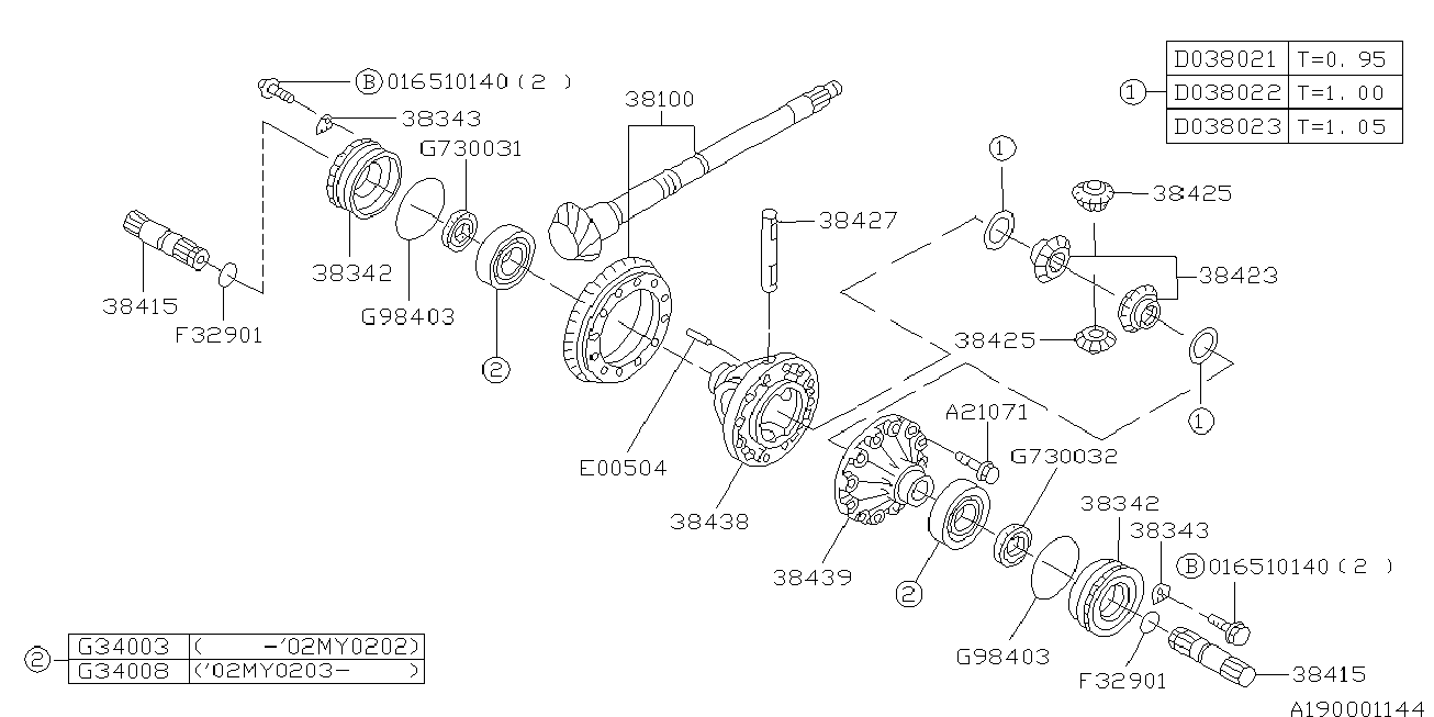 Subaru 806340030 - Подшипник ступицы колеса unicars.by