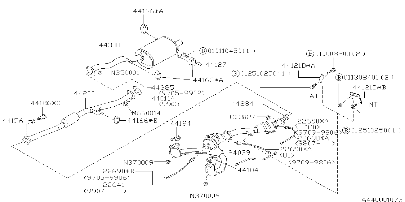 Subaru 902350001 - Гайка, выпускной коллектор unicars.by