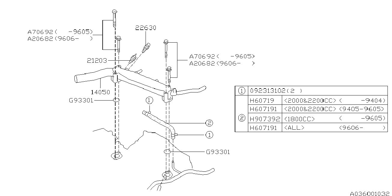 Subaru 21203-AA030 - Датчик, температура охлаждающей жидкости unicars.by