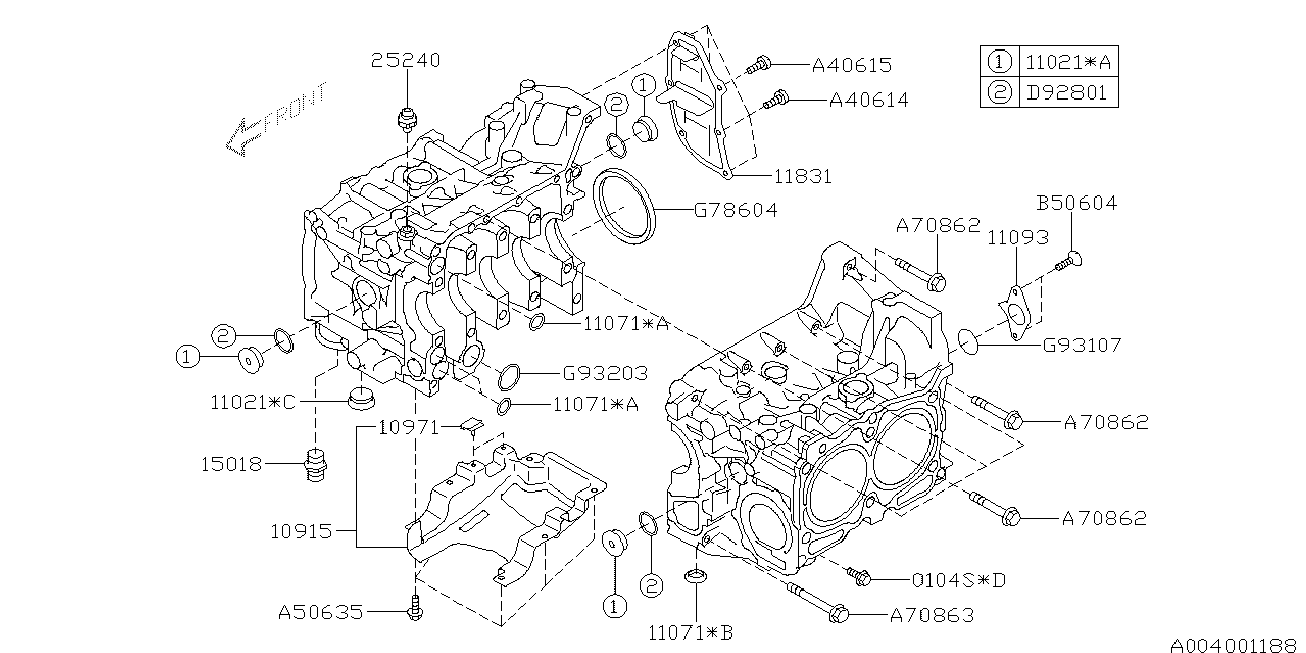 Subaru 25240KA050 - Датчик, давление масла unicars.by