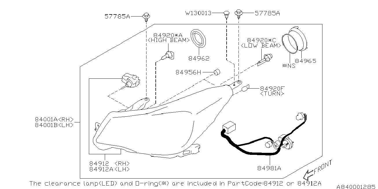 Subaru 84965-SG000 - Устройство зажигания, газоразрядная лампа unicars.by