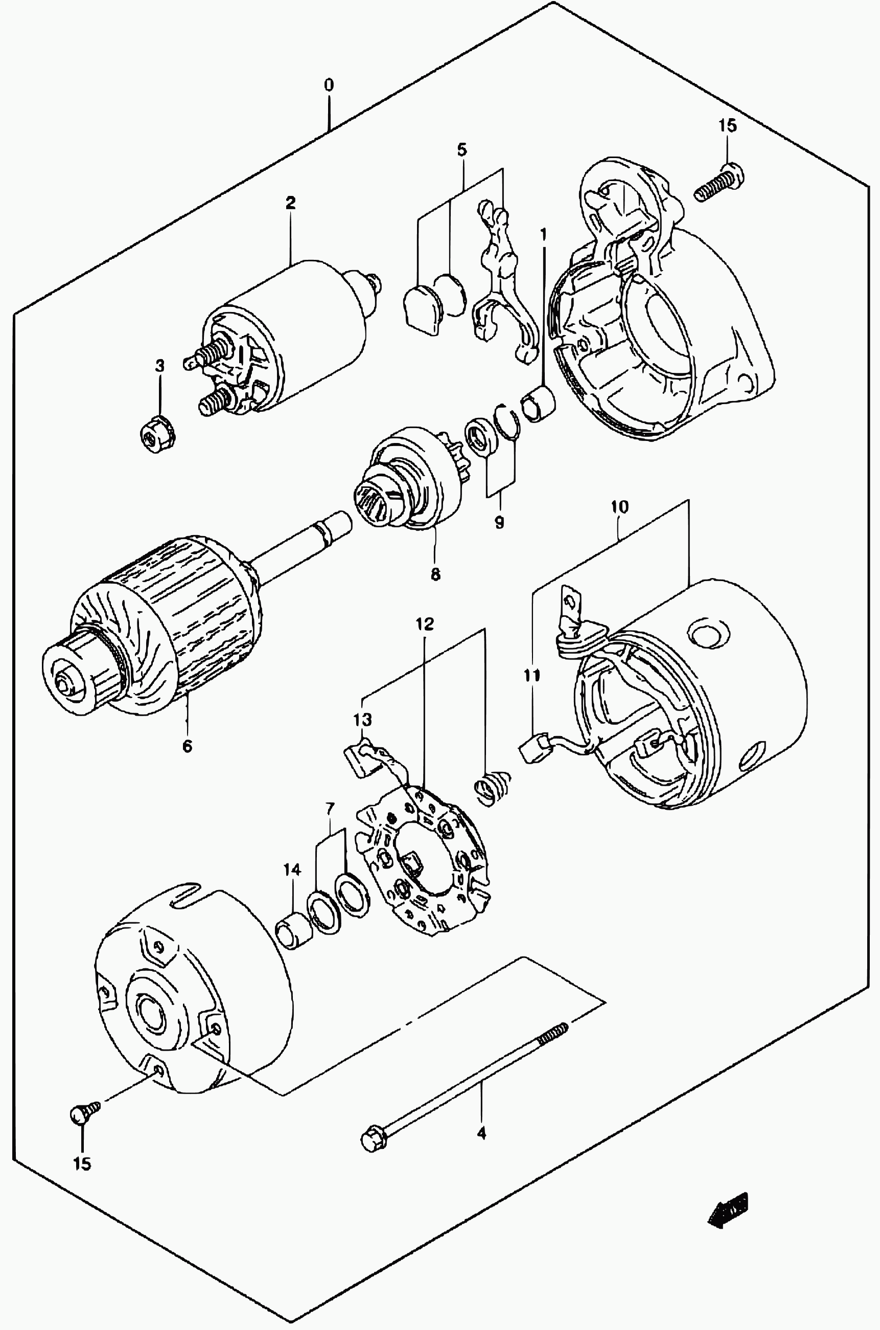 Mitsubishi 31220-84030 - Тяговое реле, соленоид, стартер unicars.by