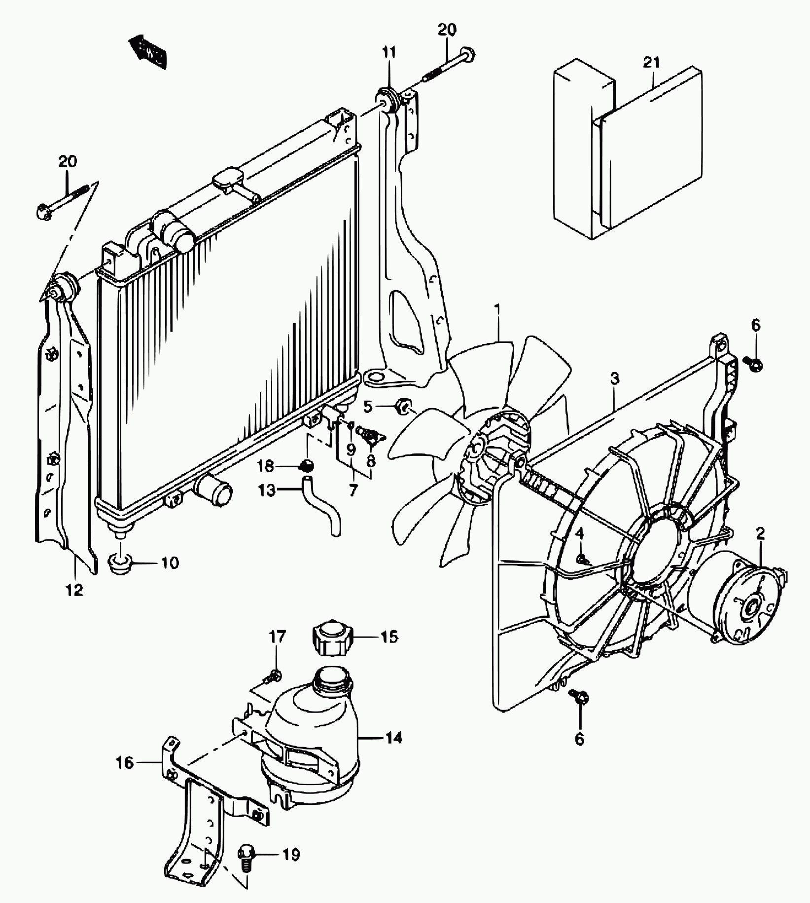 Suzuki 17931-84A00 - Крышка, резервуар охлаждающей жидкости unicars.by