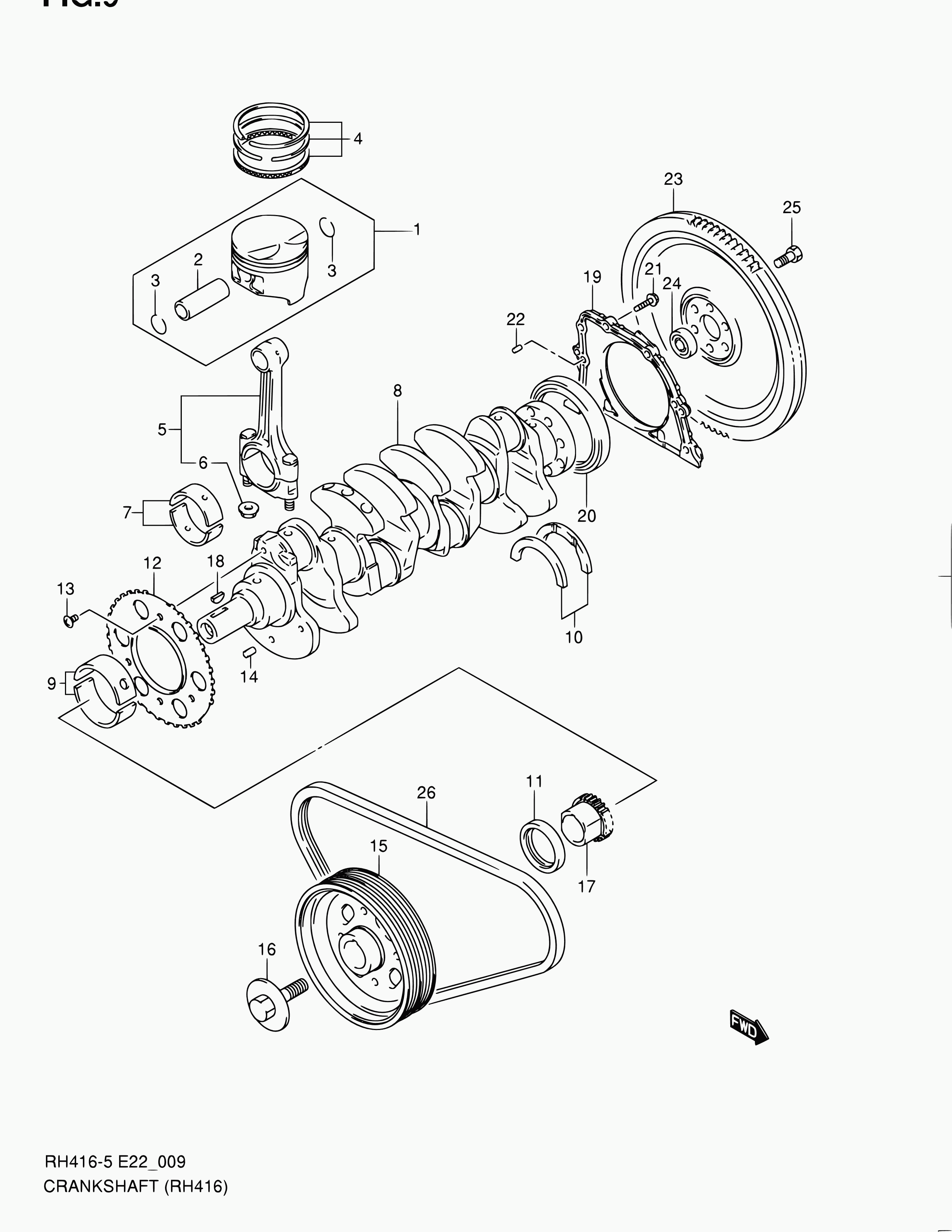 Subaru 95141 50F01 - Поликлиновой ремень unicars.by