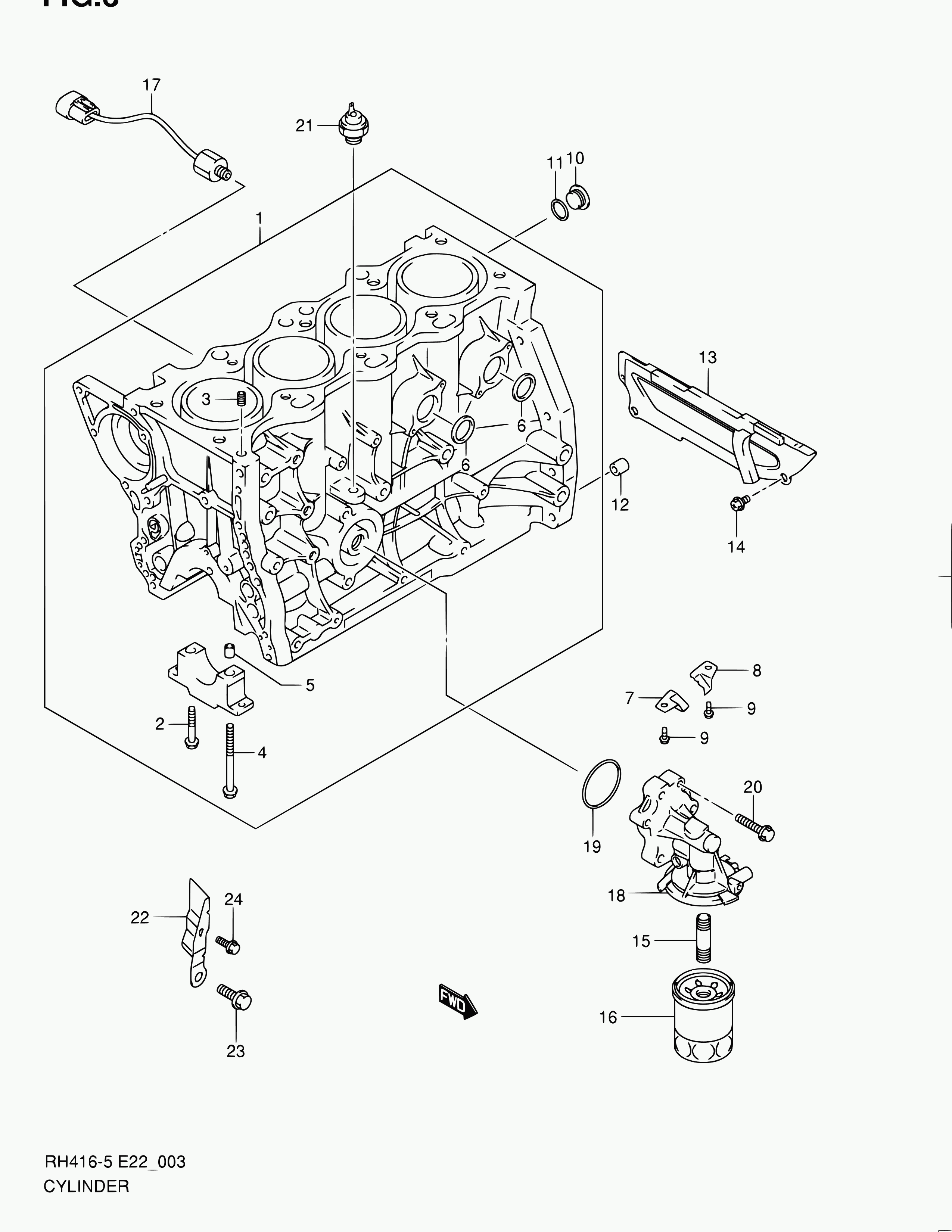 Suzuki 16510-61A01 - Масляный фильтр unicars.by