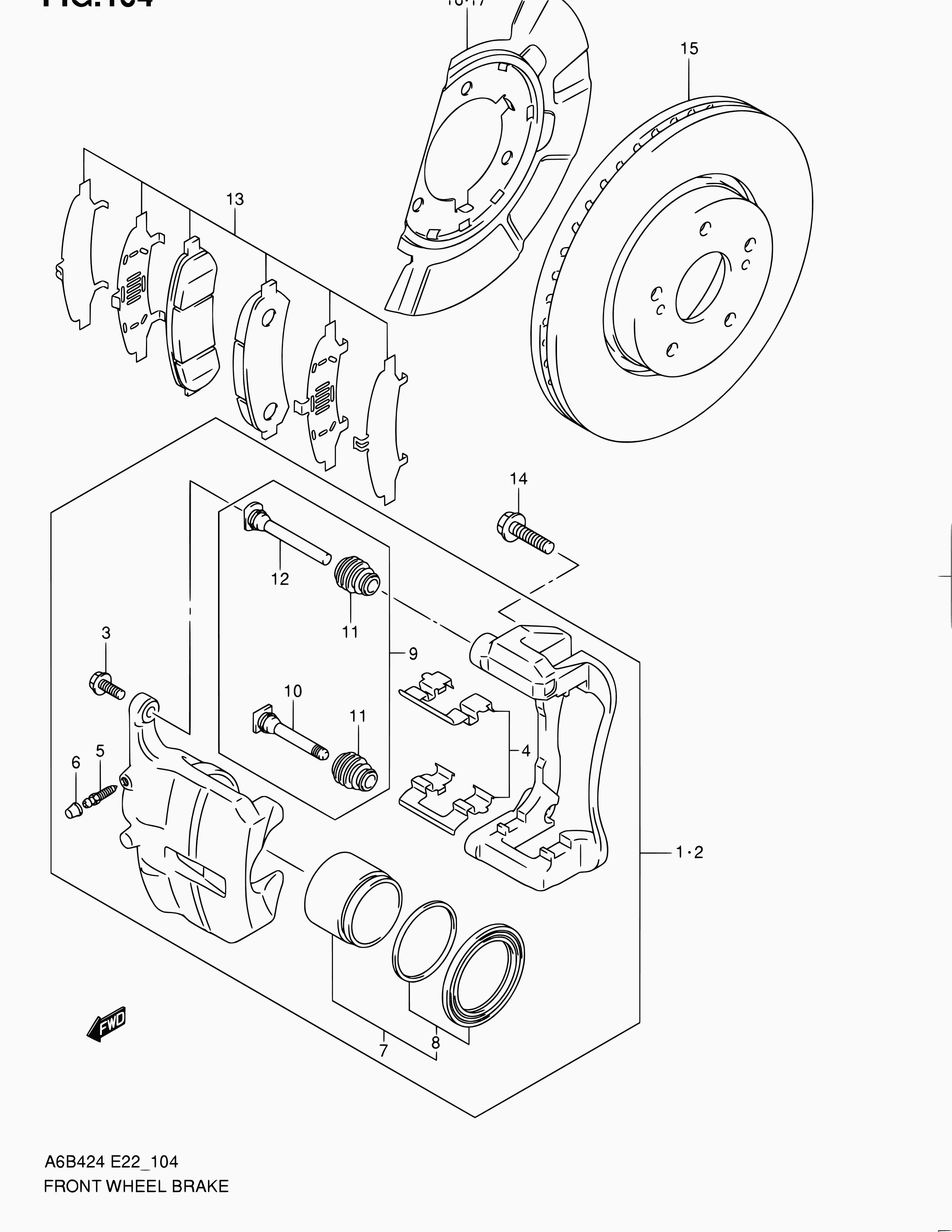 Infiniti 55810-57L00 - Тормозные колодки, дисковые, комплект unicars.by