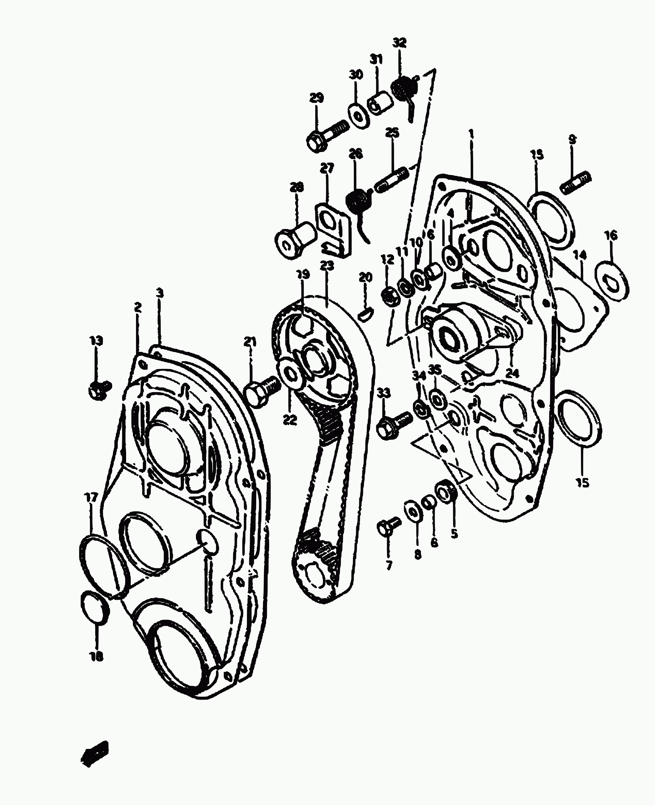 Bedford 12761-73000 - Зубчатый ремень ГРМ unicars.by