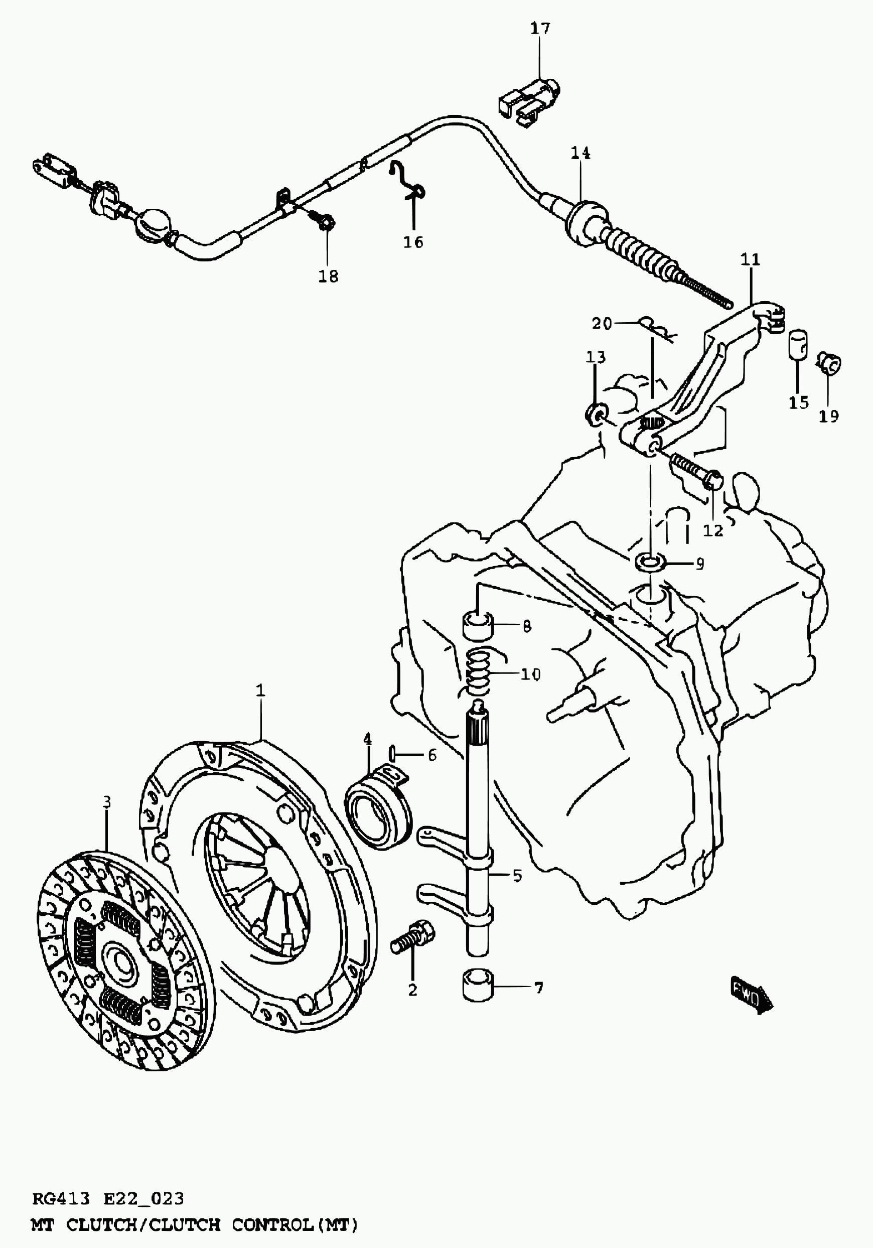 Suzuki 22100-64G00 - Нажимной диск сцепления unicars.by