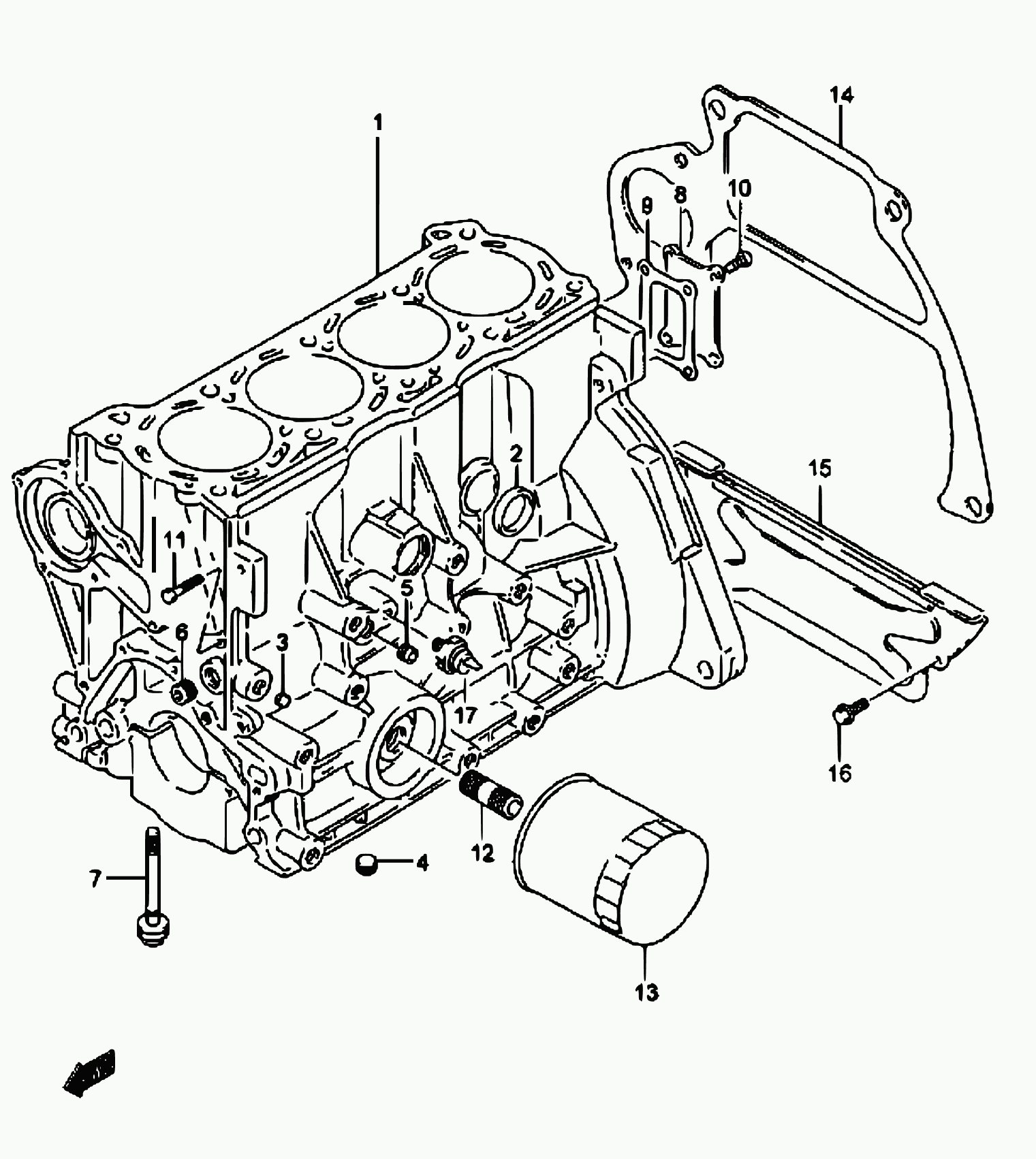 TOYOTA 16510-61A20 - Масляный фильтр unicars.by