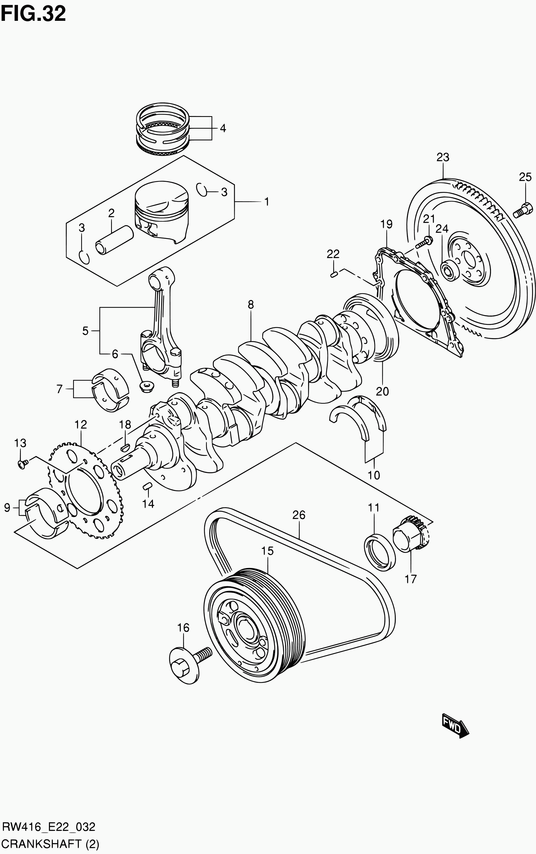 Suzuki 17521-64J00 - Поликлиновой ремень unicars.by