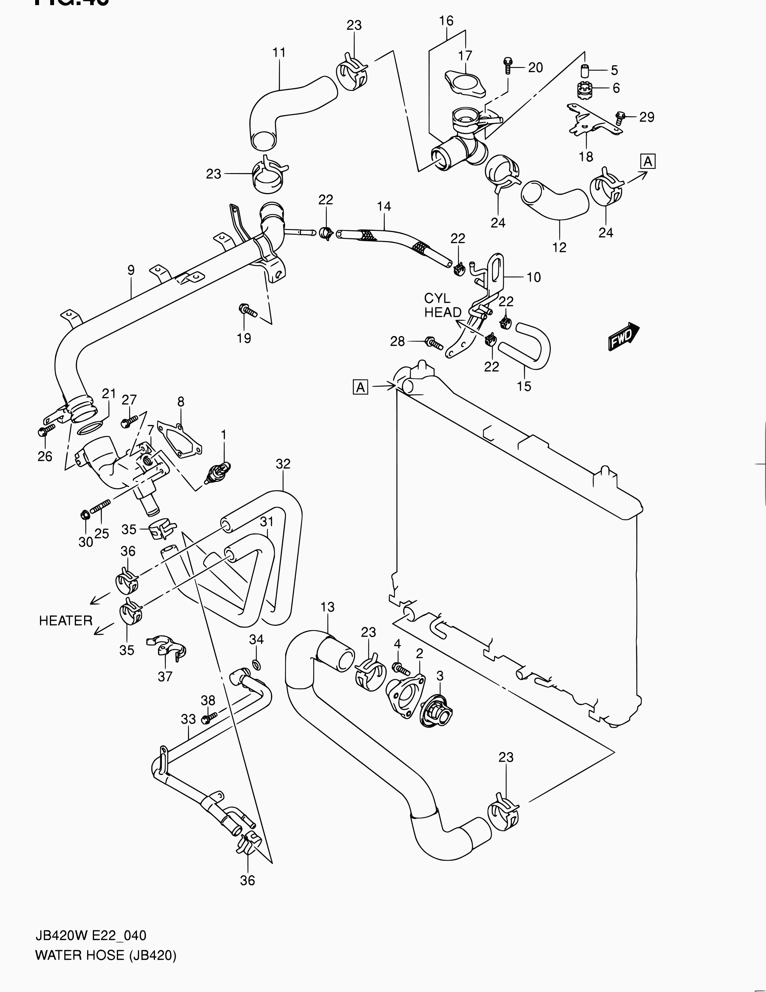 Suzuki 17670-65D00 - Термостат охлаждающей жидкости / корпус unicars.by