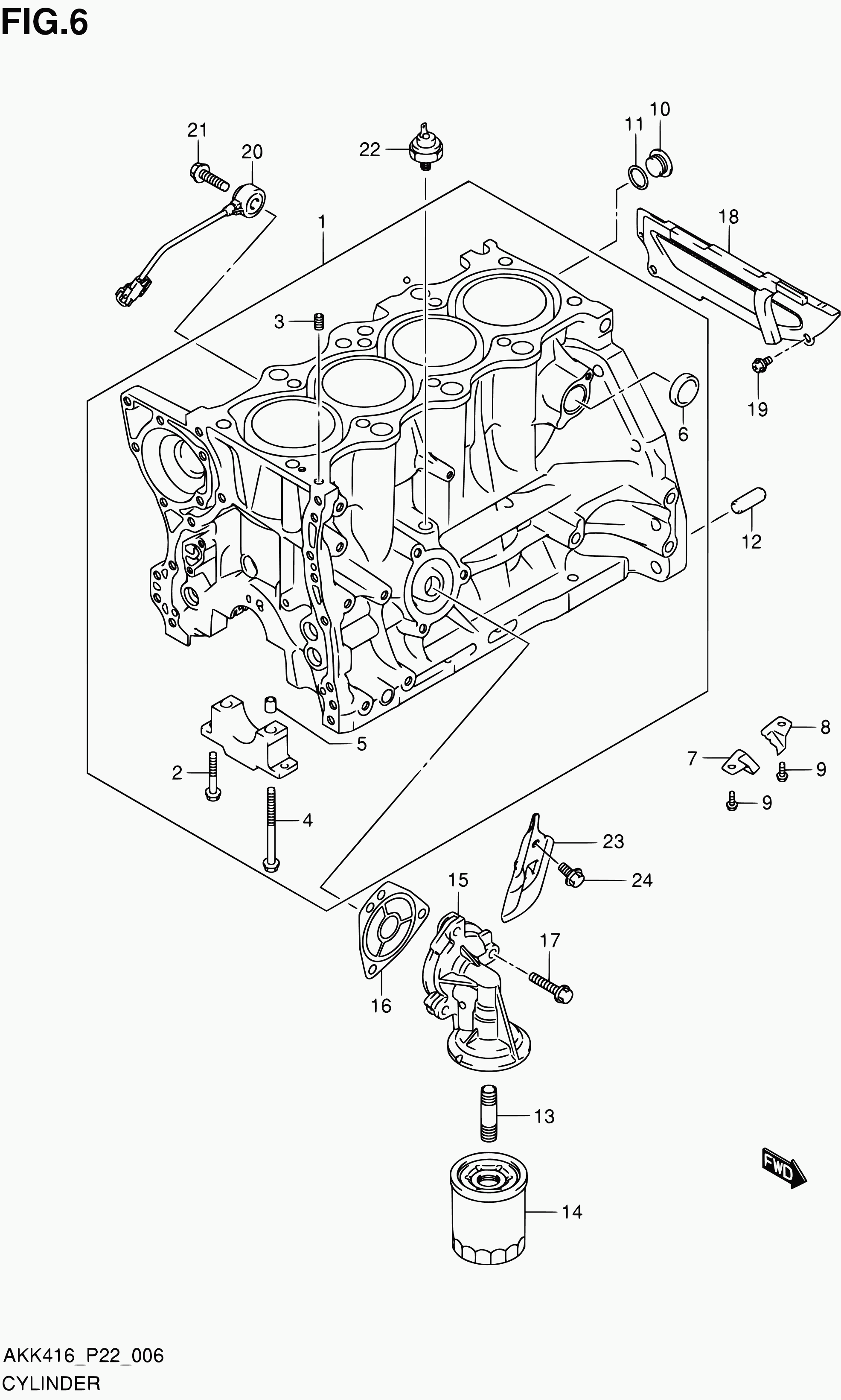 Suzuki 16510-61A31 - Масляный фильтр unicars.by