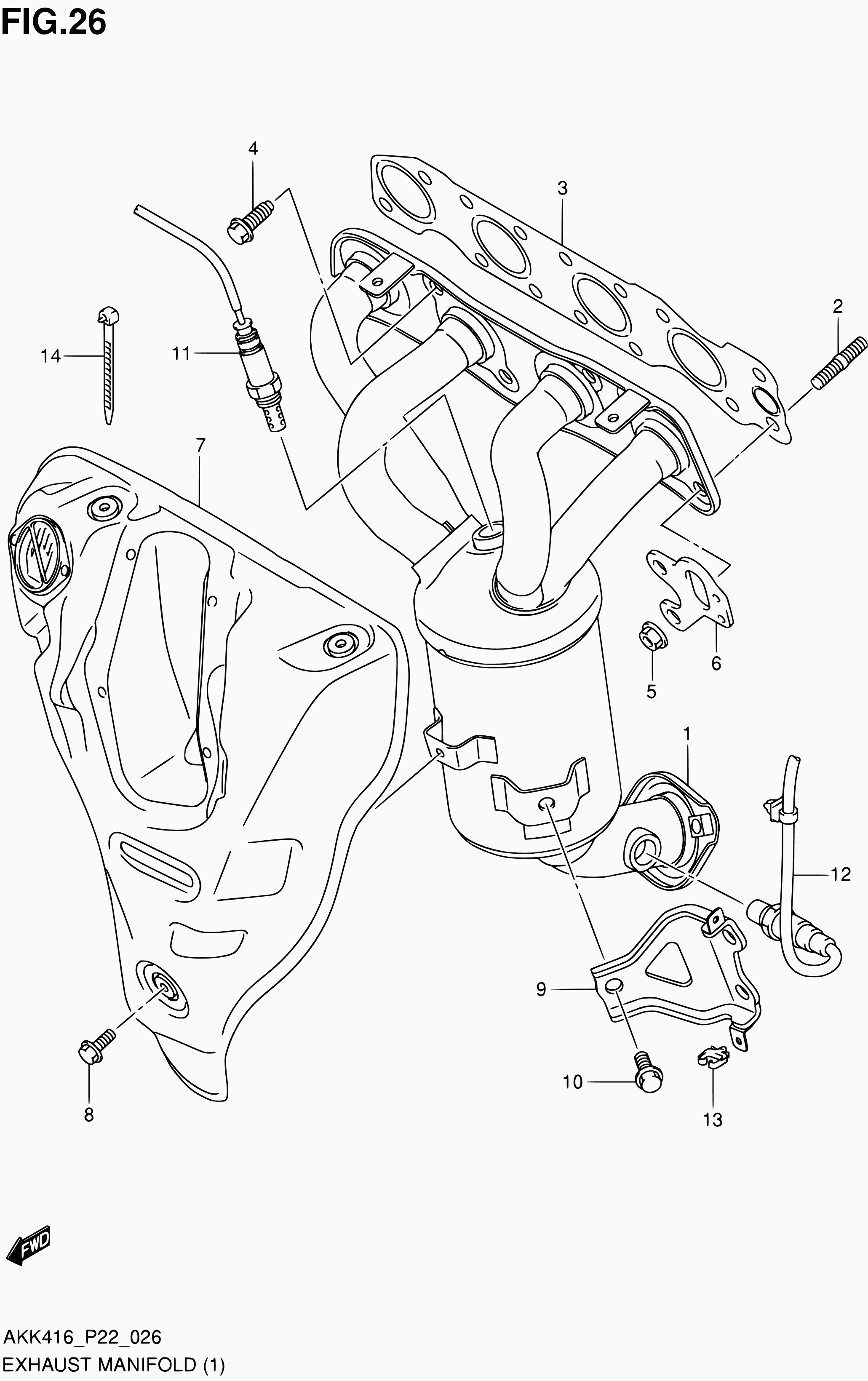 Suzuki 18213 54LB0 - Лямбда-зонд, датчик кислорода unicars.by