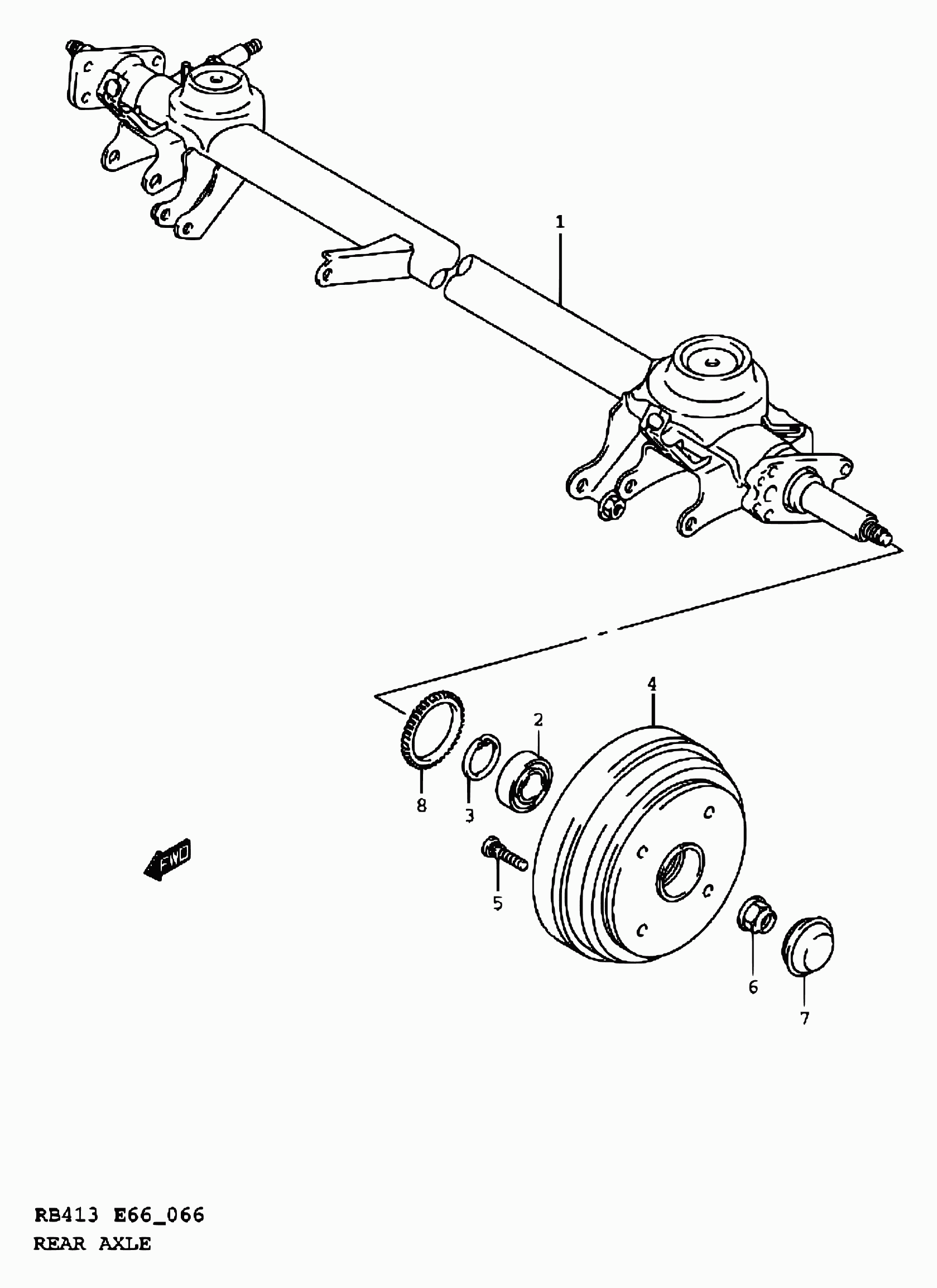 Suzuki 08331-41526 - Комплект подшипника ступицы колеса unicars.by