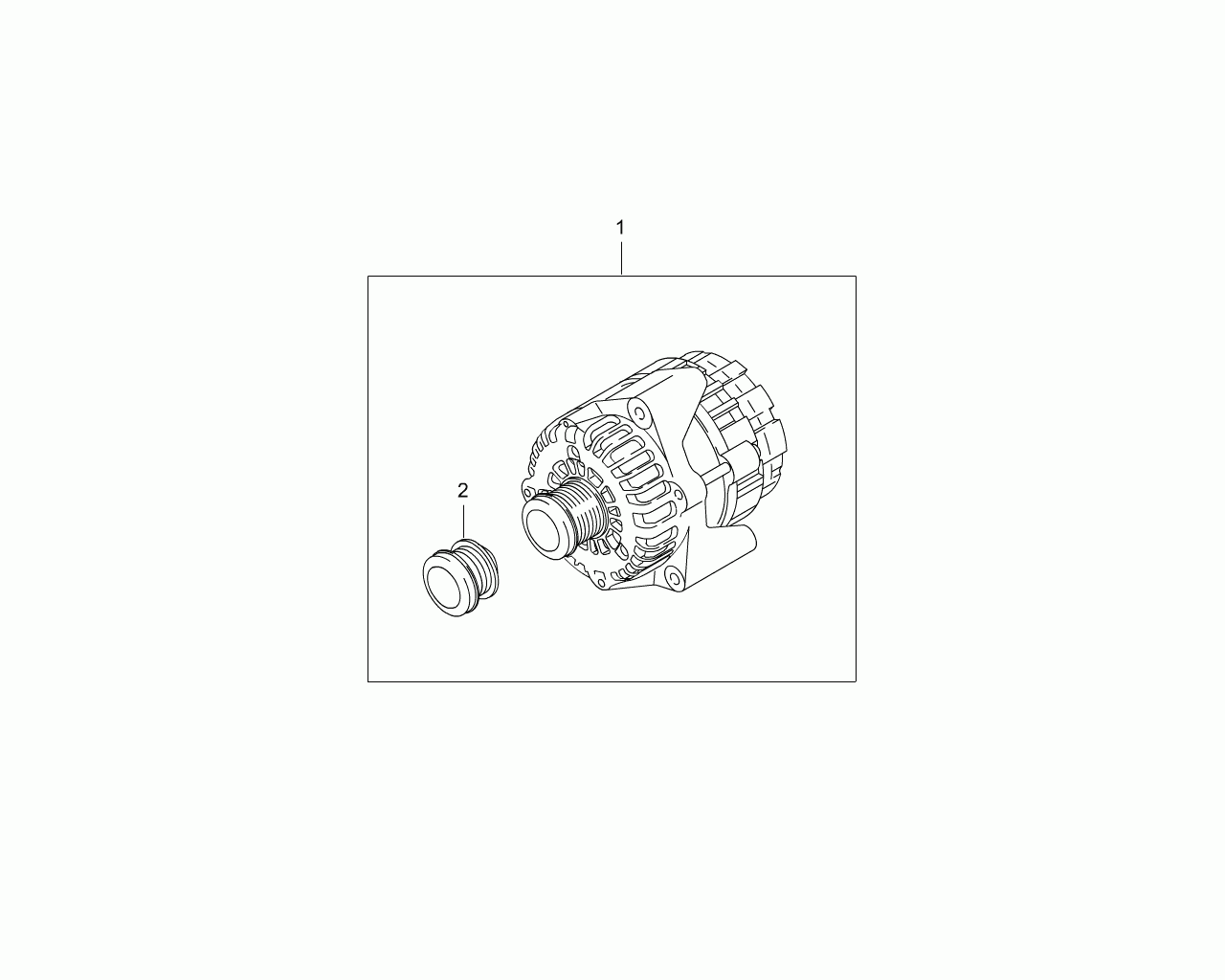 Kubota 6641540102 - ALTERNATOR ASSY unicars.by