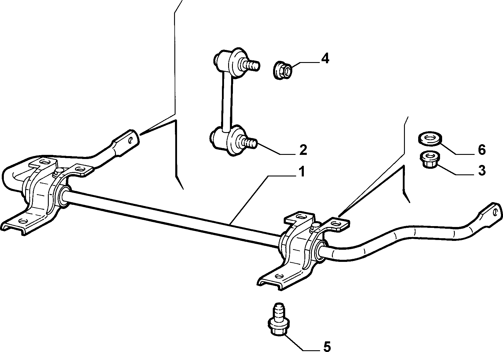 FIAT / LANCIA 51717001 - Тяга / стойка, стабилизатор unicars.by