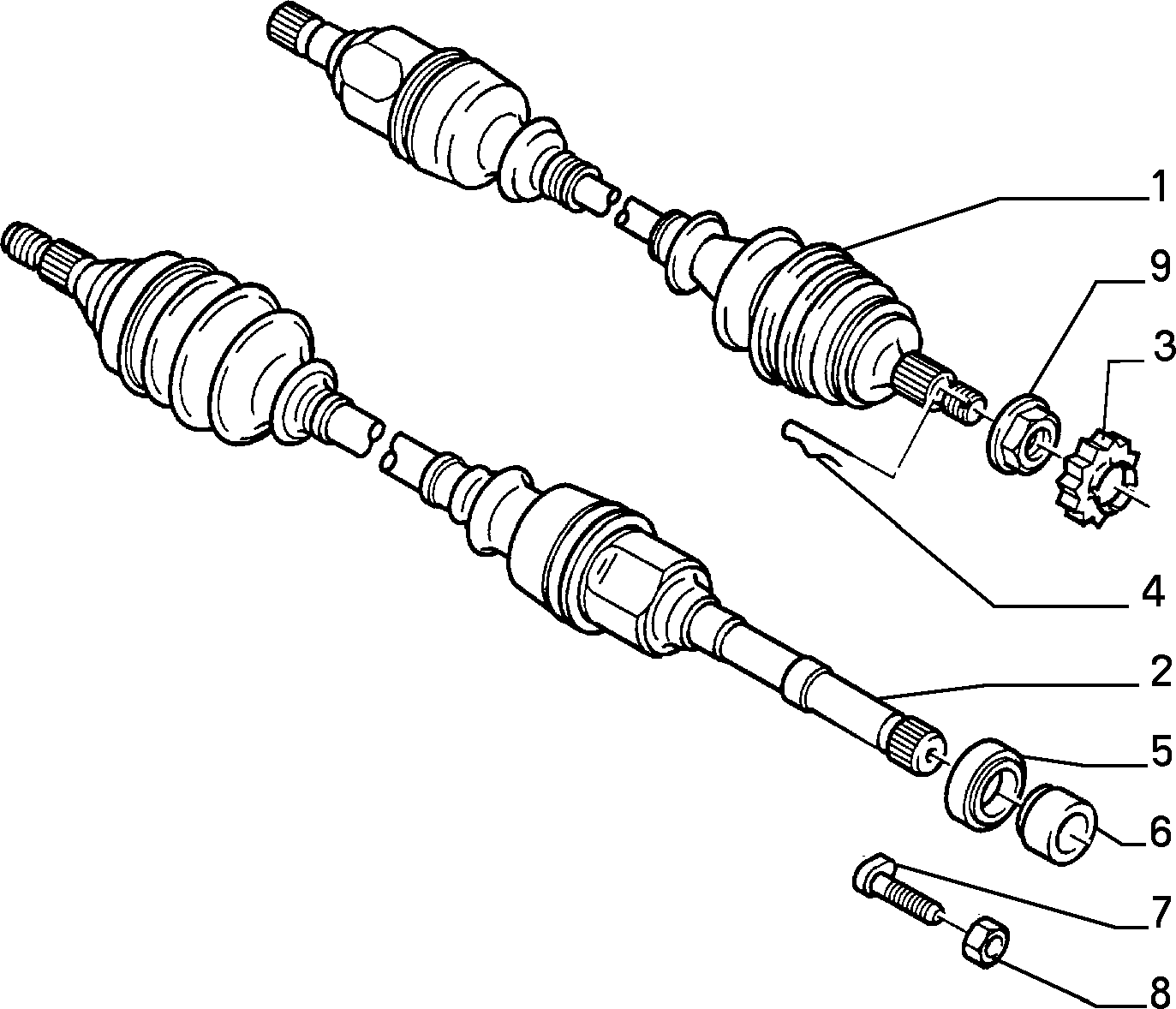 Alfa Romeo 1481451080 - Приводной вал unicars.by