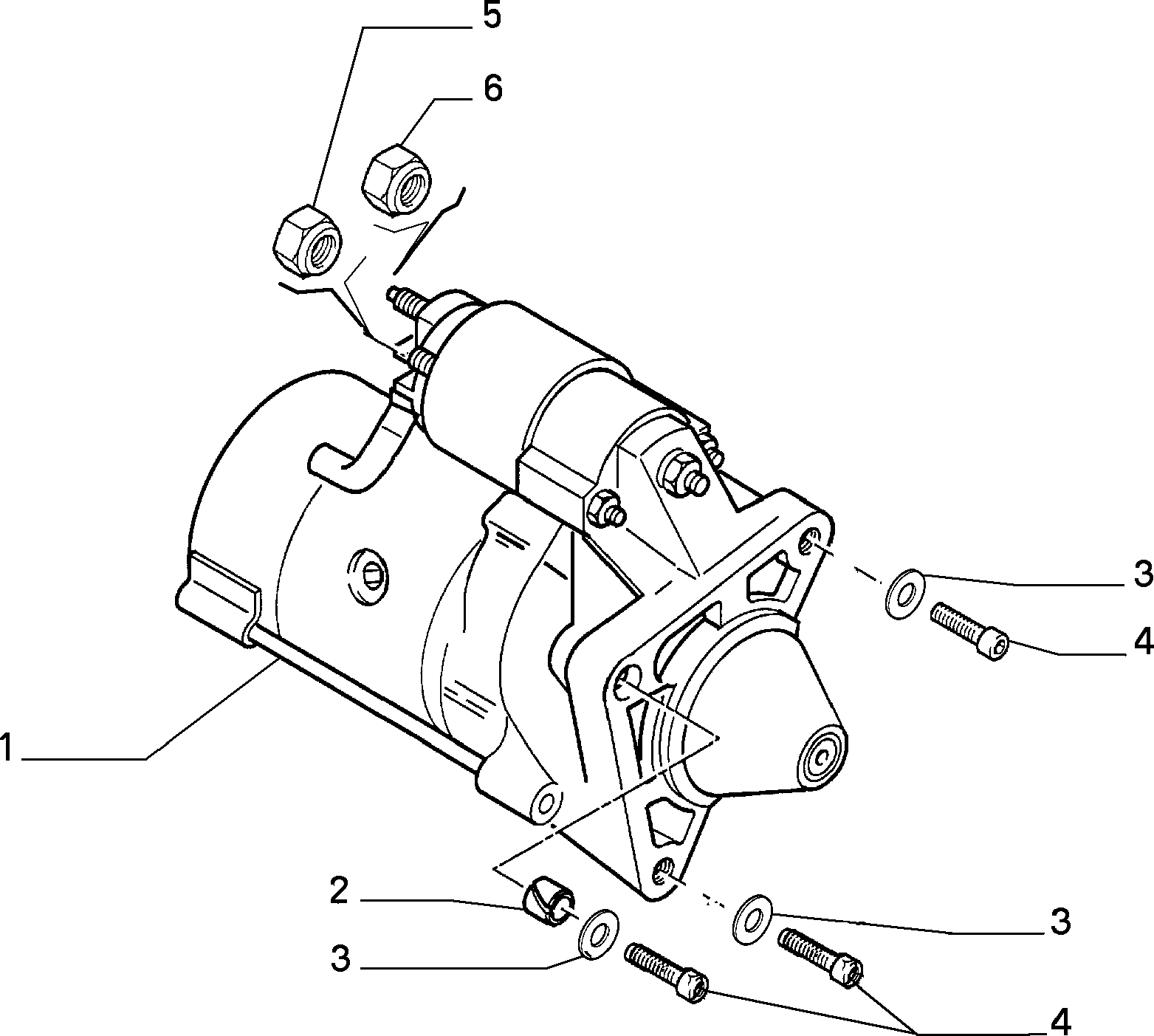 FIAT / LANCIA 9625382680 - STARTER MOTOR M 001 T 80082 unicars.by