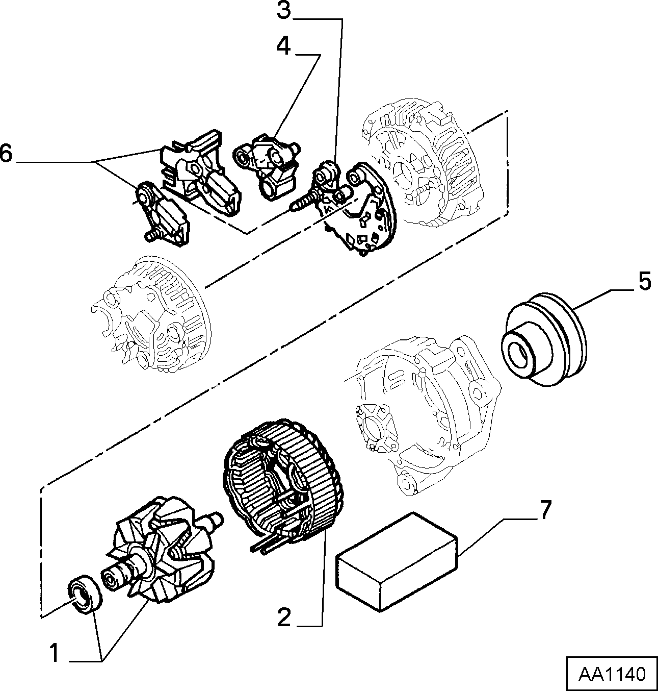 Lancia 9949520 - Шкив генератора, муфта unicars.by