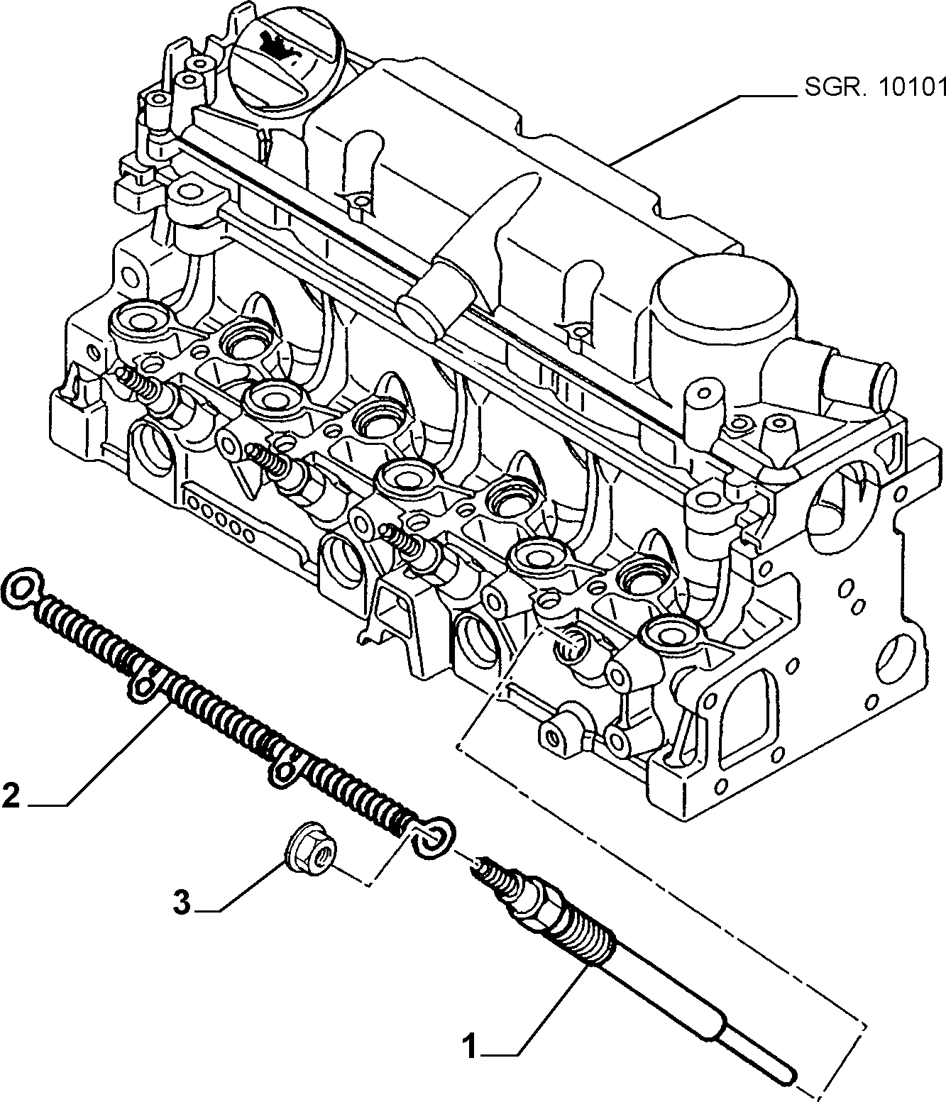 CITROËN/PEUGEOT 96 510 29780 - Свеча накаливания unicars.by