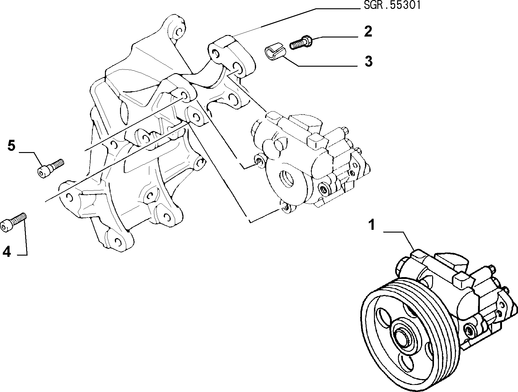 PEUGEOT 9640906480 - Гидравлический насос, рулевое управление, ГУР unicars.by