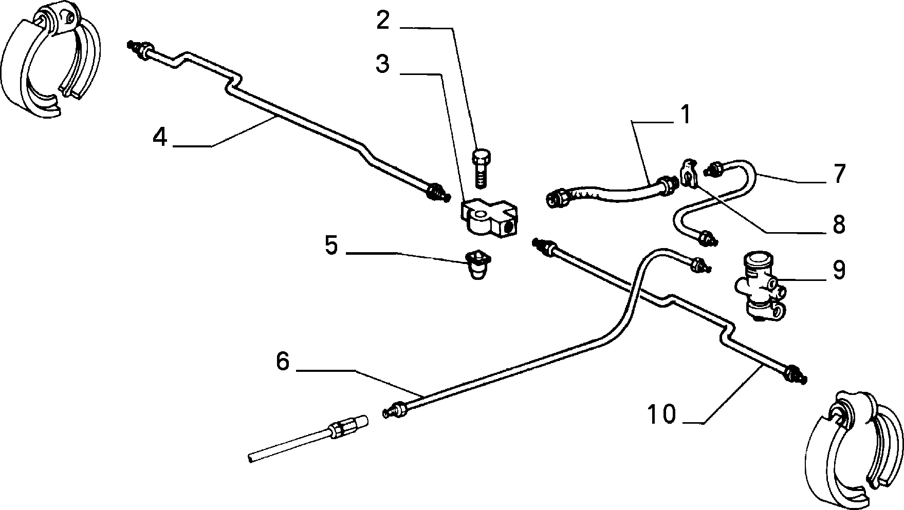 FIAT 71736957 - Тормозной шланг unicars.by