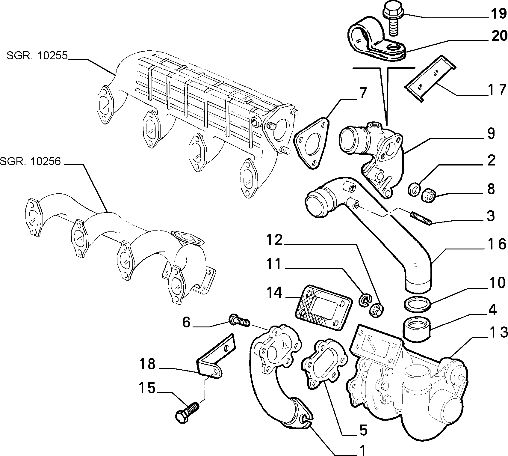 FIAT 98428577 - Турбина, компрессор unicars.by