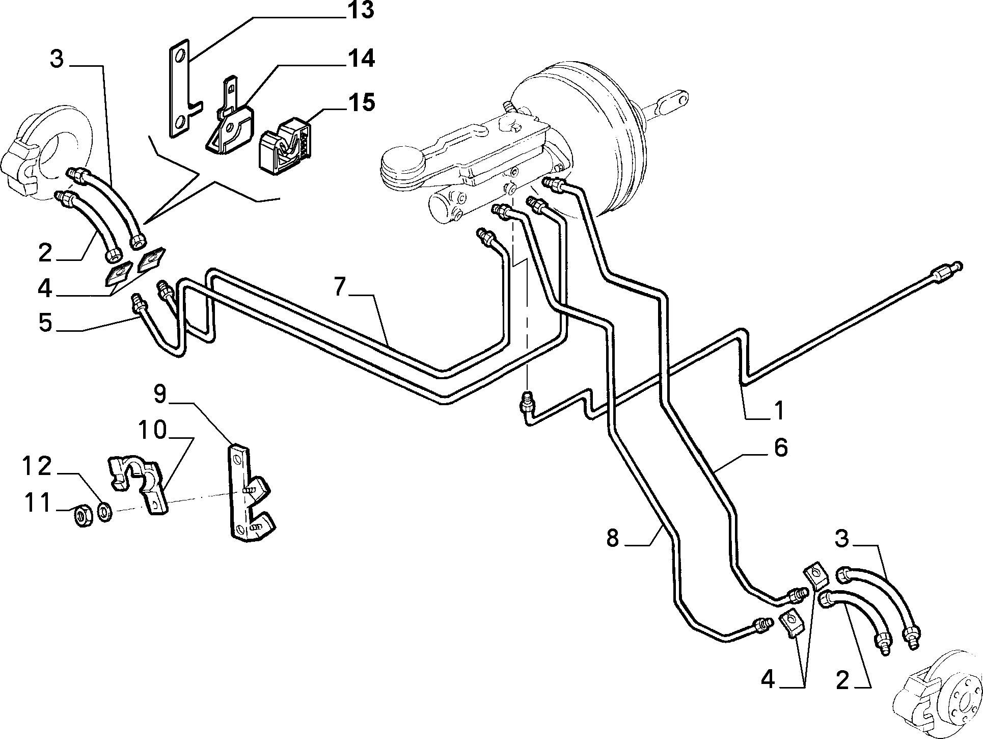 CITROËN 1311401080 - Тормозной шланг unicars.by