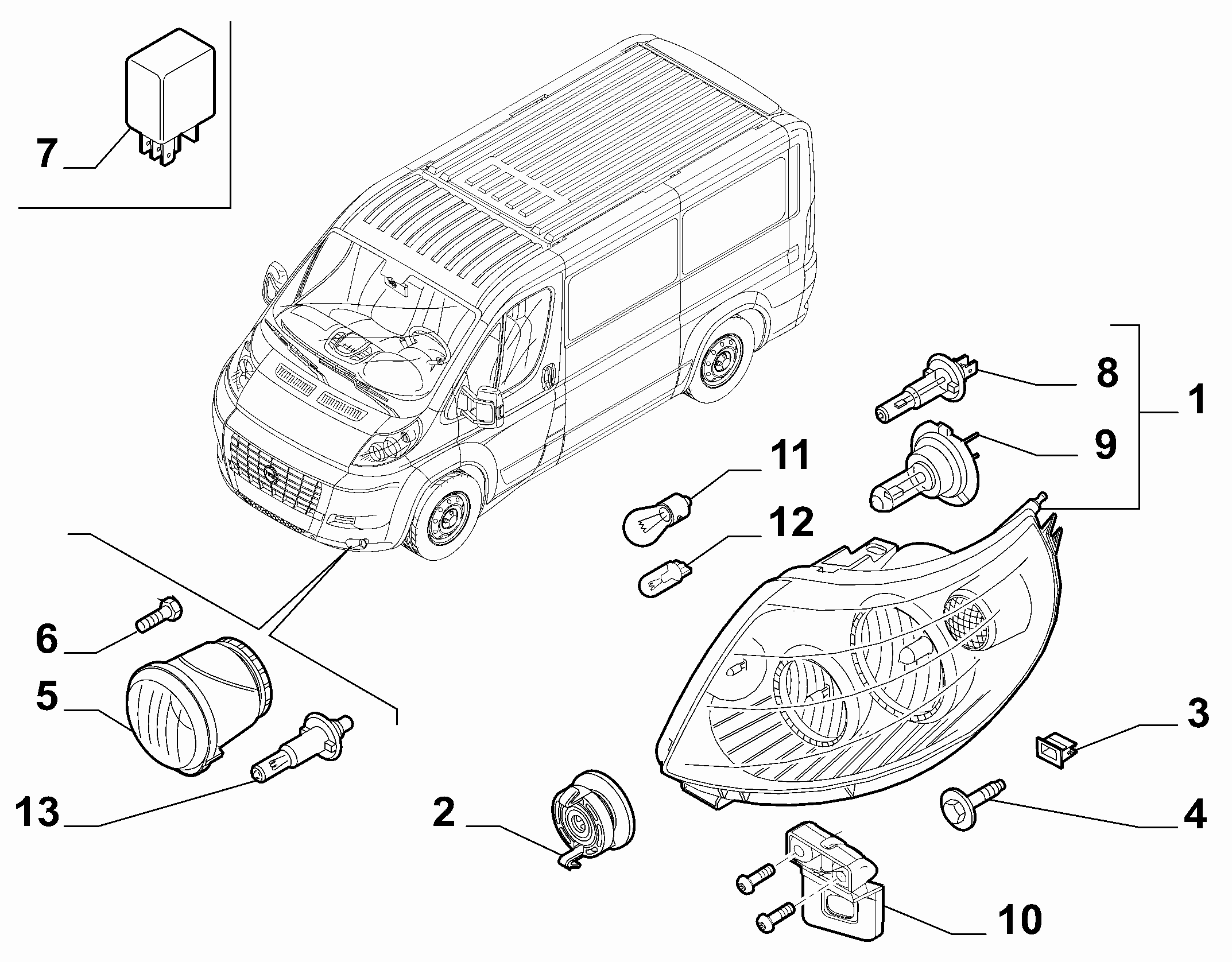 Alfa Romeo 14151095 - Лампа накаливания, противотуманная фара unicars.by