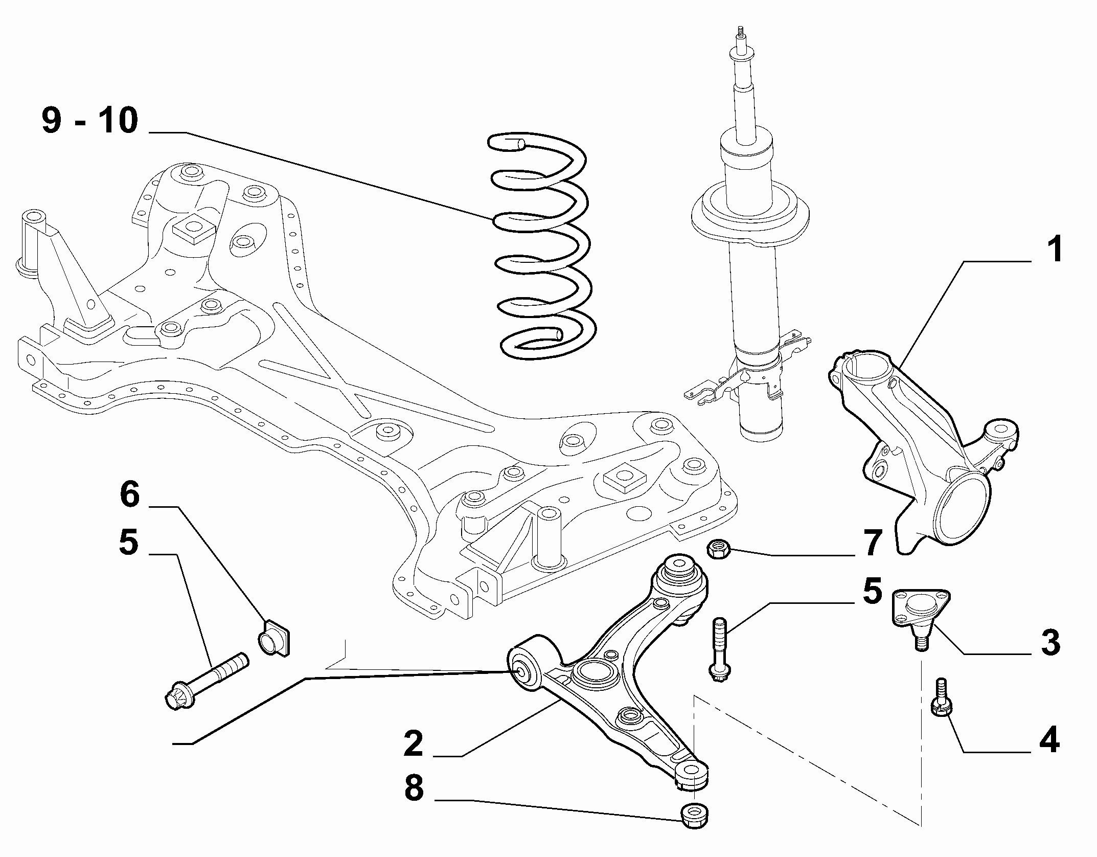 CITROËN 93501837 - Шаровая опора, несущий / направляющий шарнир unicars.by