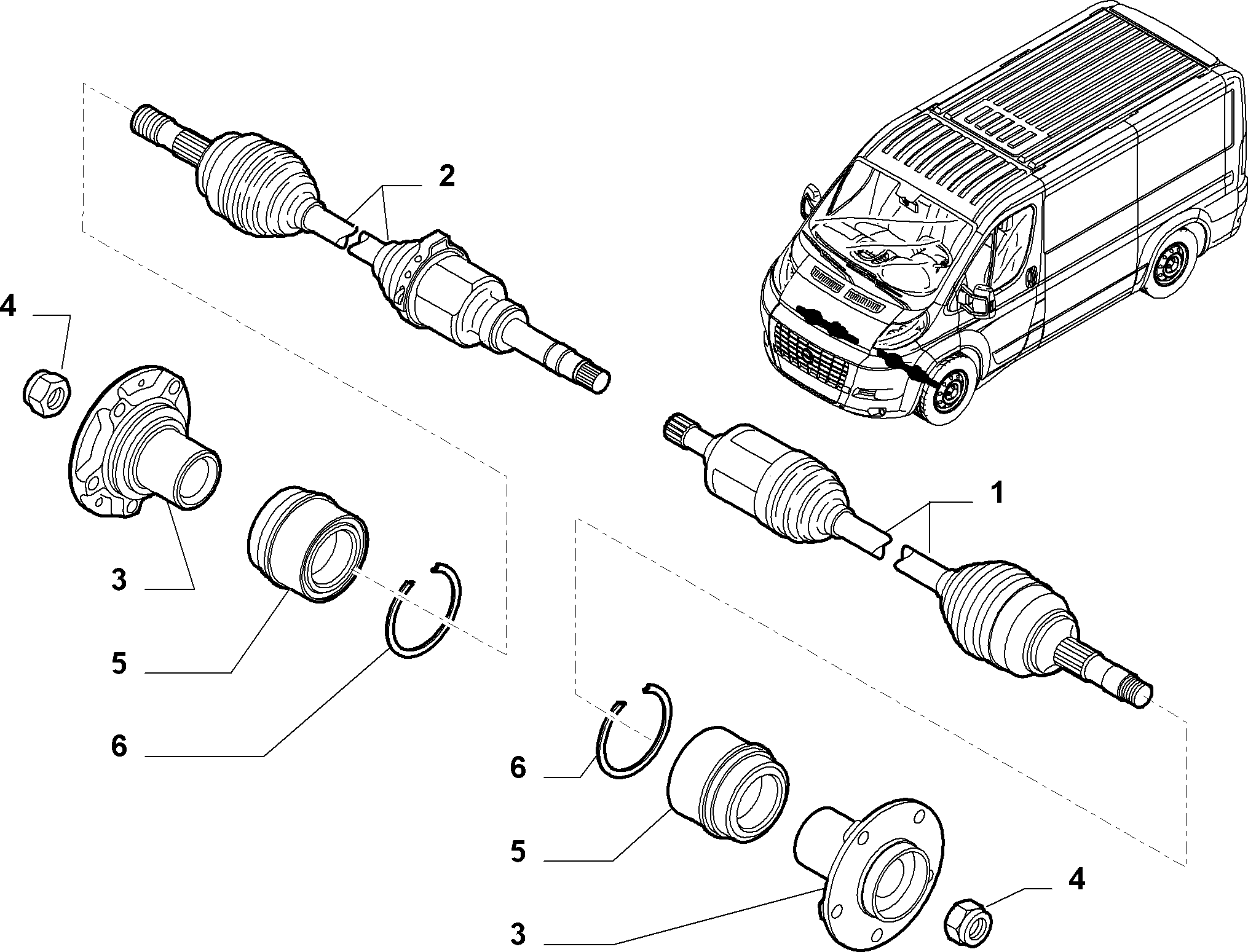 CITROËN 1349786080 - Приводной вал unicars.by