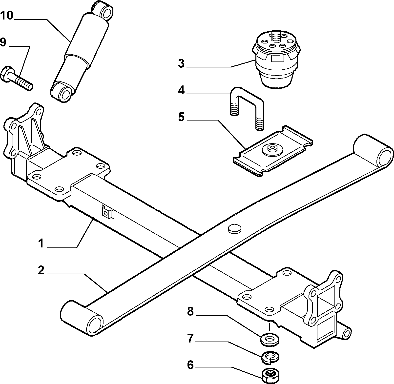 Lancia 1346464080 - SHOCK ABSORBER unicars.by