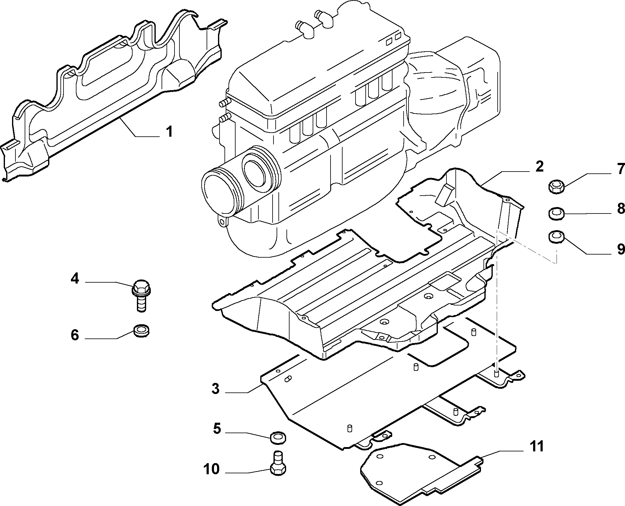 FIAT 11586121 - SCREW AND WASHERASSY unicars.by