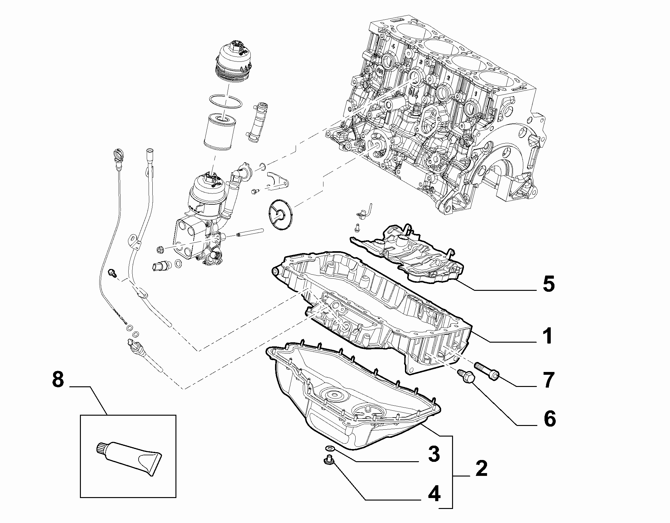 FIAT 9400313409 - Уплотнительное кольцо, резьбовая пробка маслосливного отверстия unicars.by