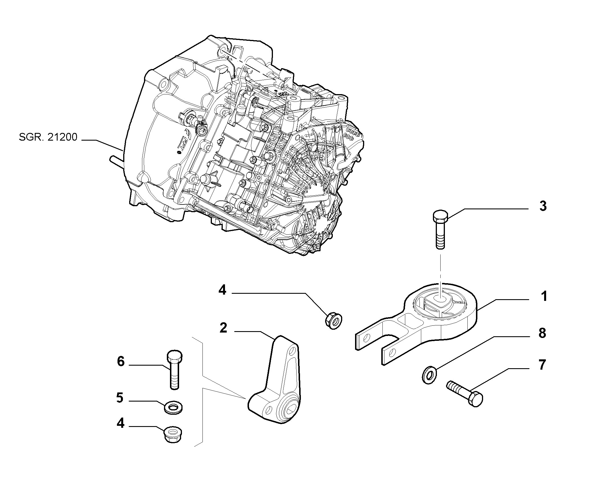 FIAT 51815759 - Подушка, опора, подвеска двигателя unicars.by