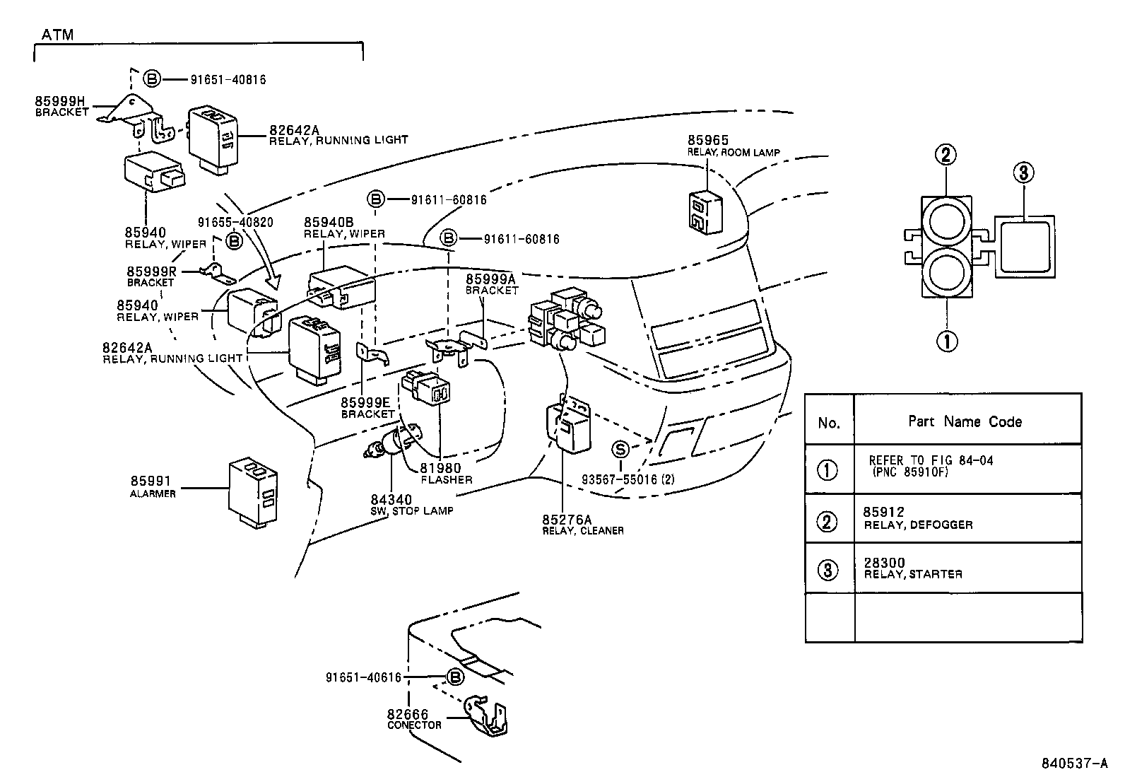 TOYOTA 84340-28010 - Выключатель фонаря сигнала торможения unicars.by