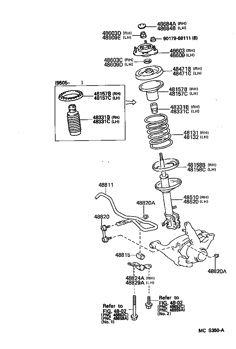 TOYOTA 48510-12840 - Амортизатор unicars.by