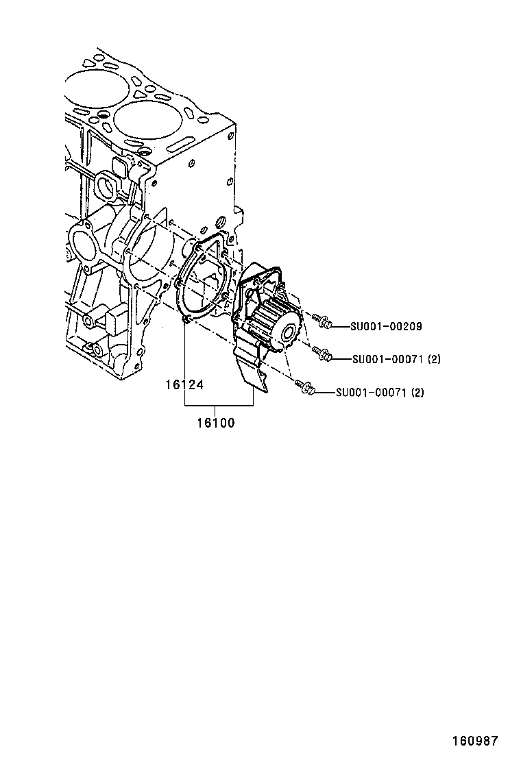 Hyundai SU001-00204 - Водяной насос unicars.by