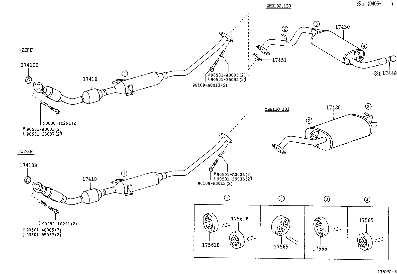 LEXUS 17451-0D020 - Уплотнительное кольцо, труба выхлопного газа unicars.by