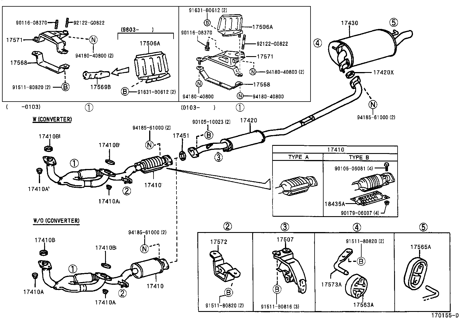 TOYOTA 9091706054 - Прокладка, труба выхлопного газа unicars.by