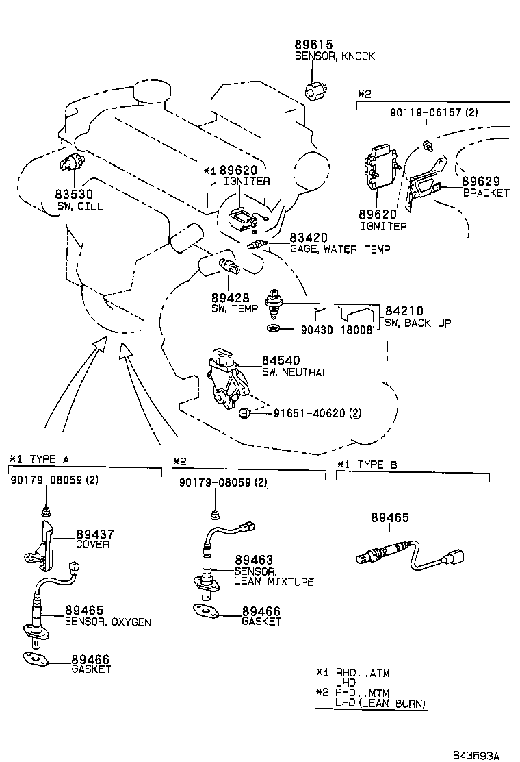 TOYOTA 83530-30090 - Датчик, давление масла unicars.by