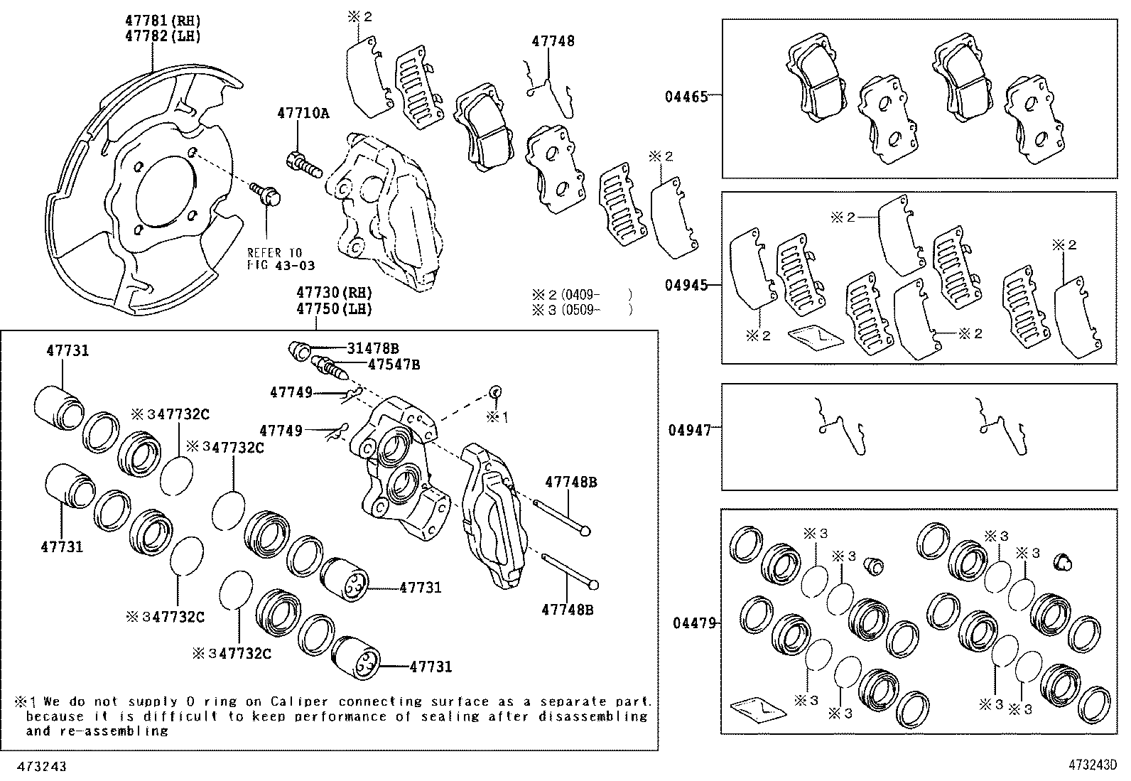 TOYOTA 47750-60261 - Тормозной суппорт unicars.by