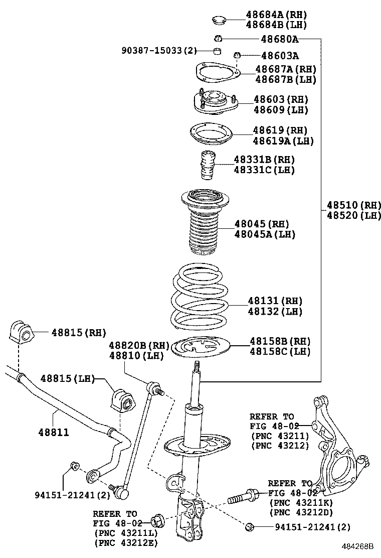 TOYOTA 4851080796 - Амортизатор unicars.by