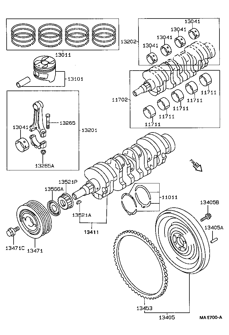 TOYOTA 13566 15020 - Зубчатый ремень ГРМ unicars.by