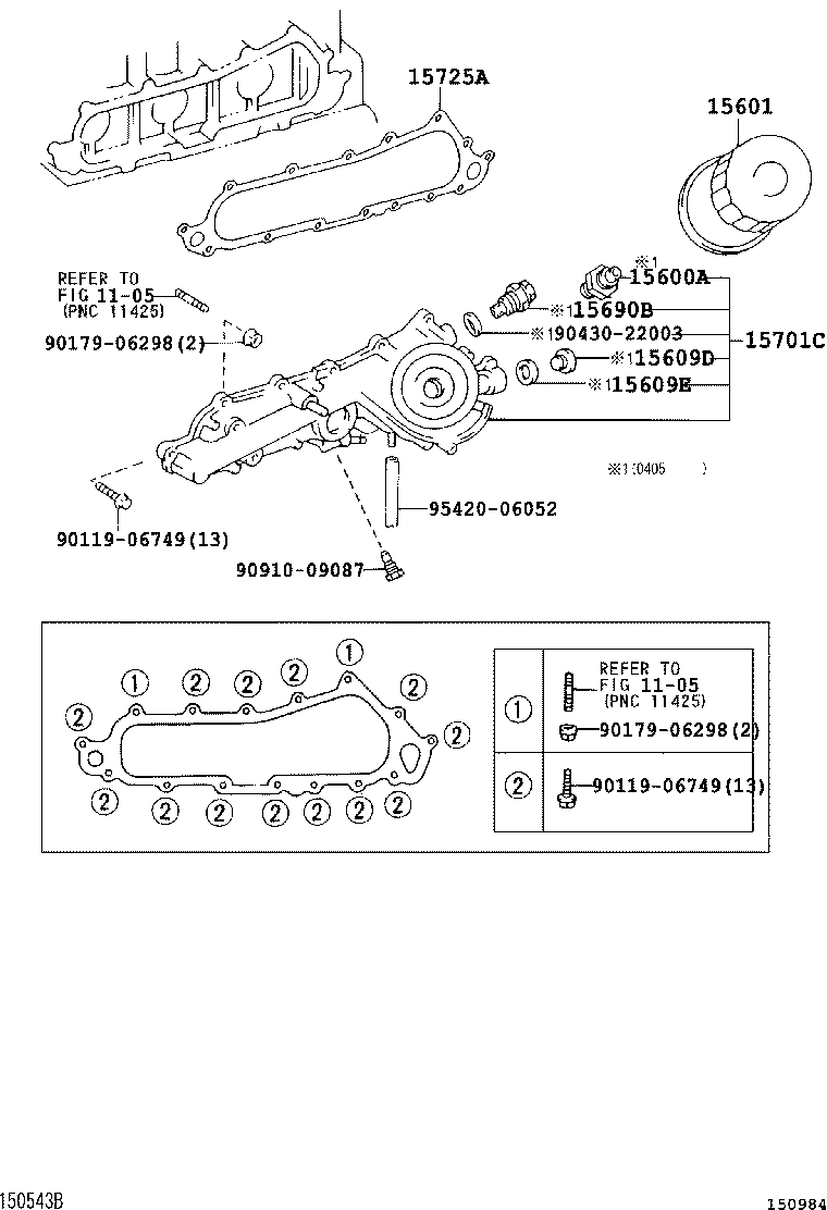 TOYOTA 9091540001 - Масляный фильтр unicars.by